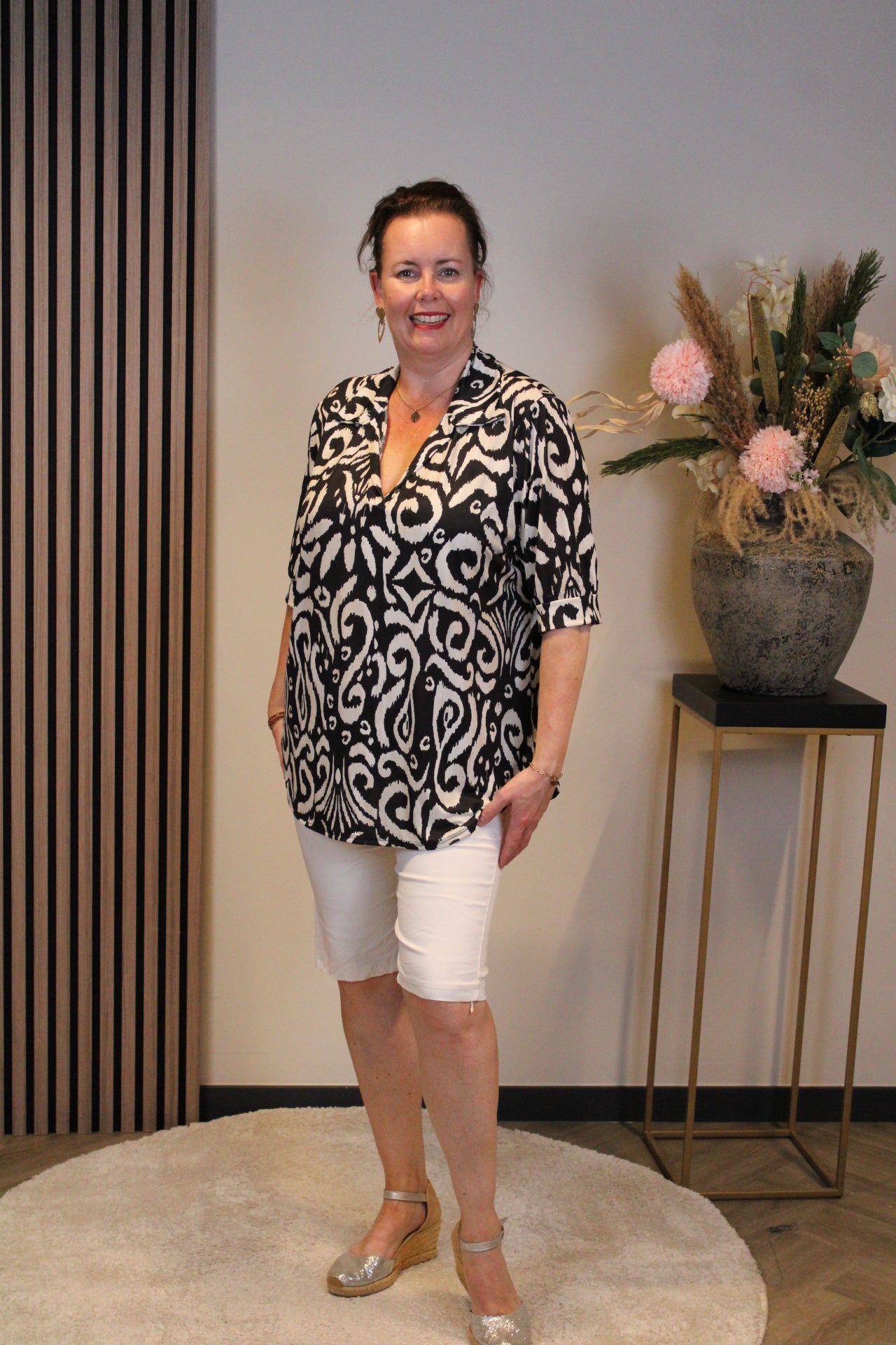 Veya | Bluse mit Kragen 38 bis 48