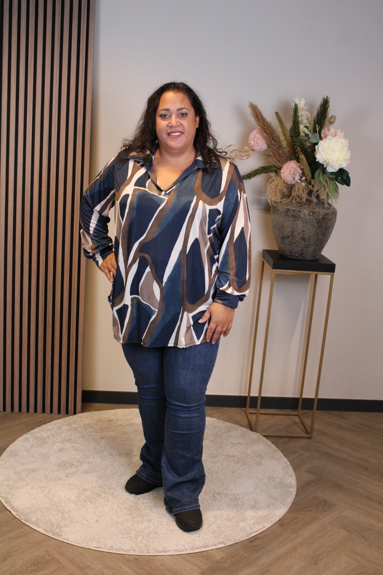 Florien | Bluse mit Kragen 48 bis 52