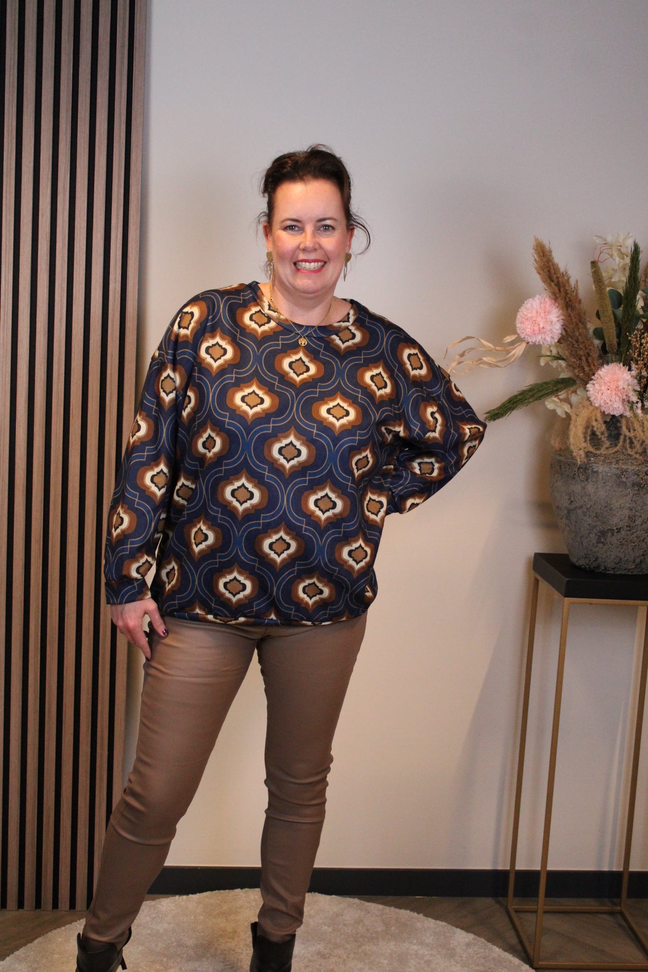 Mara | Bluse weiß Langarm 38 bis 48