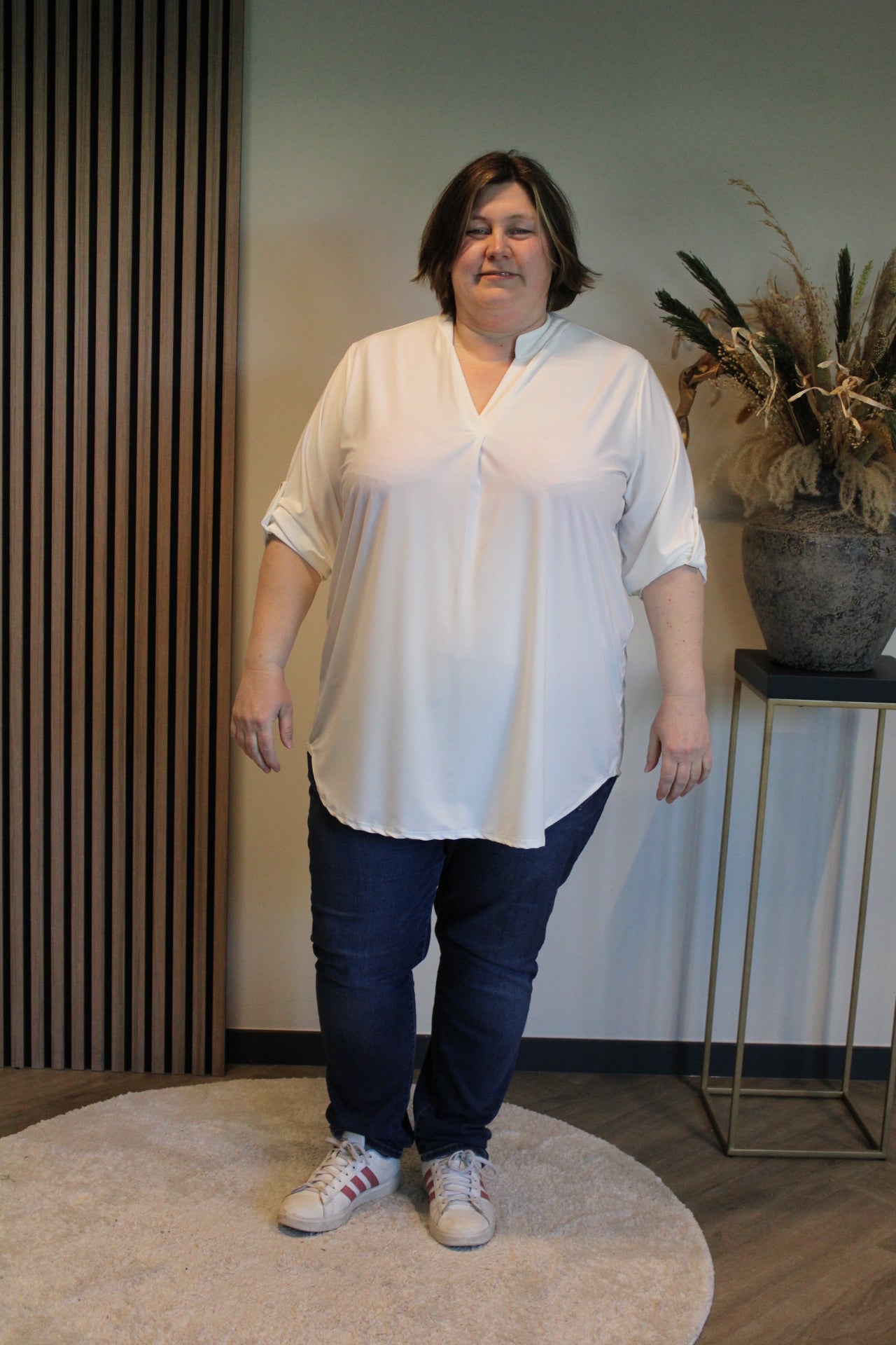 Mara | Bluse weiß 52 bis 58