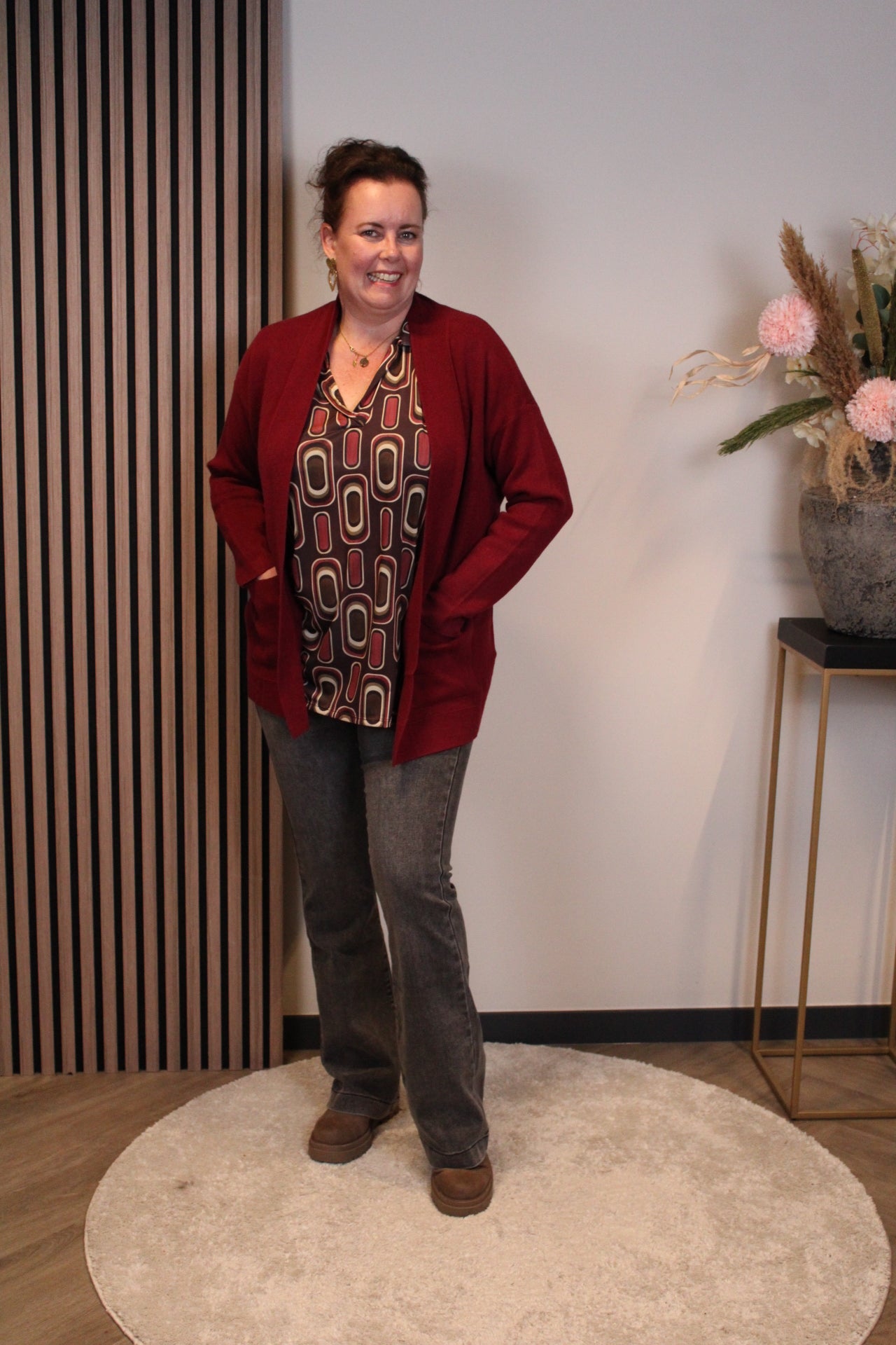 Mara | Bluse weiß Langarm 38 bis 48