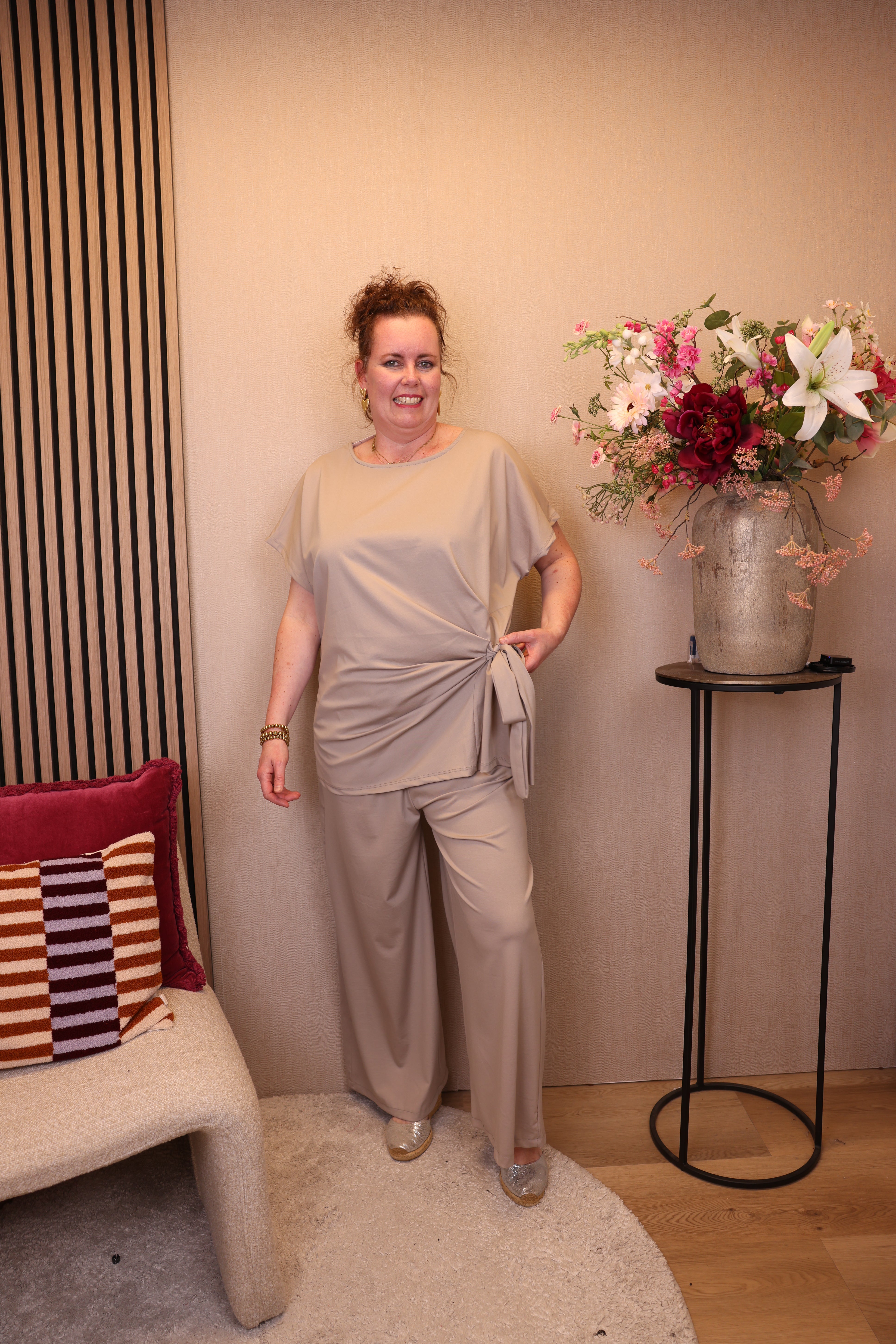 Dora | Bluse schwarz Langarm 52 bis 58