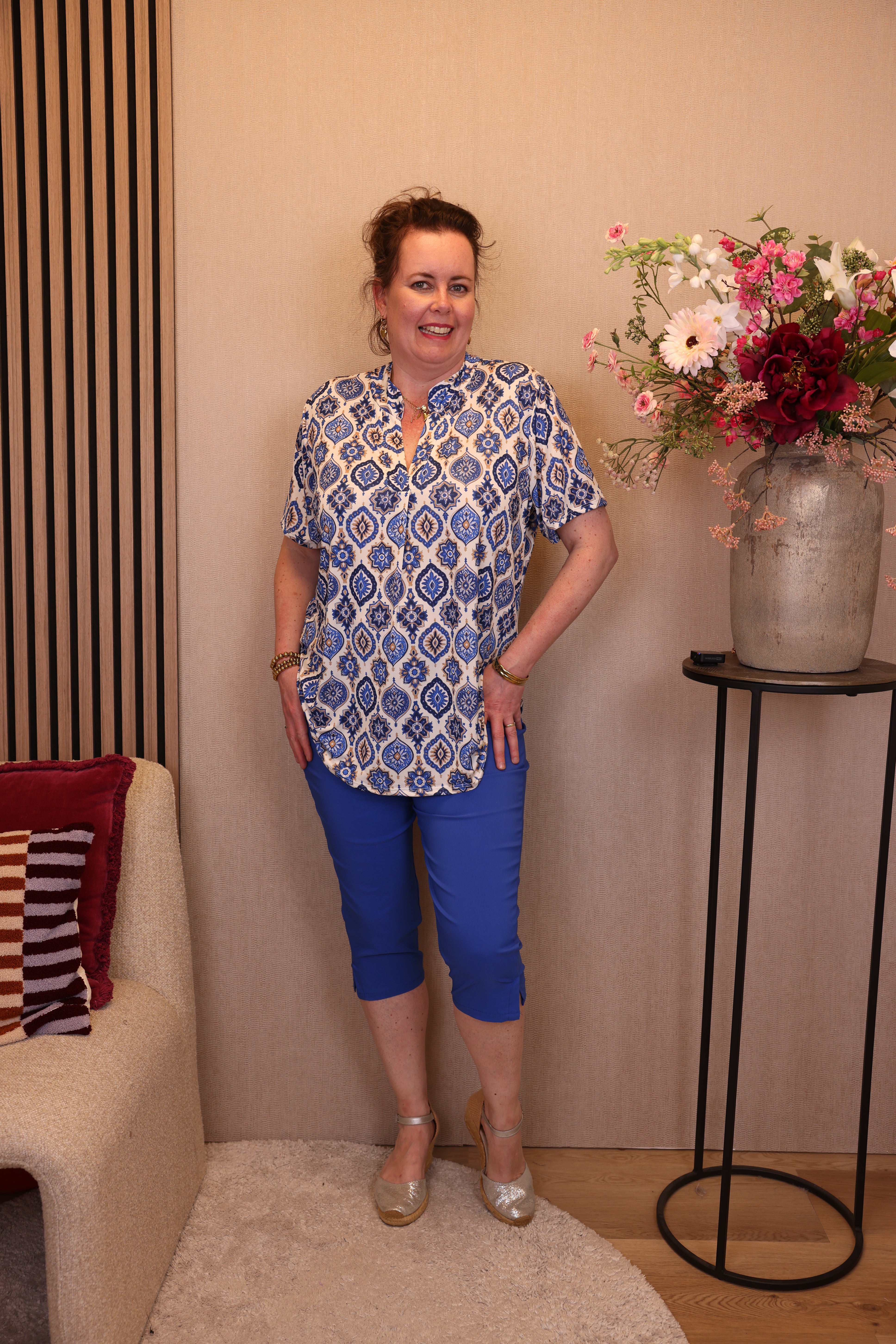 Dora | Bluse schwarz Langarm 52 bis 58