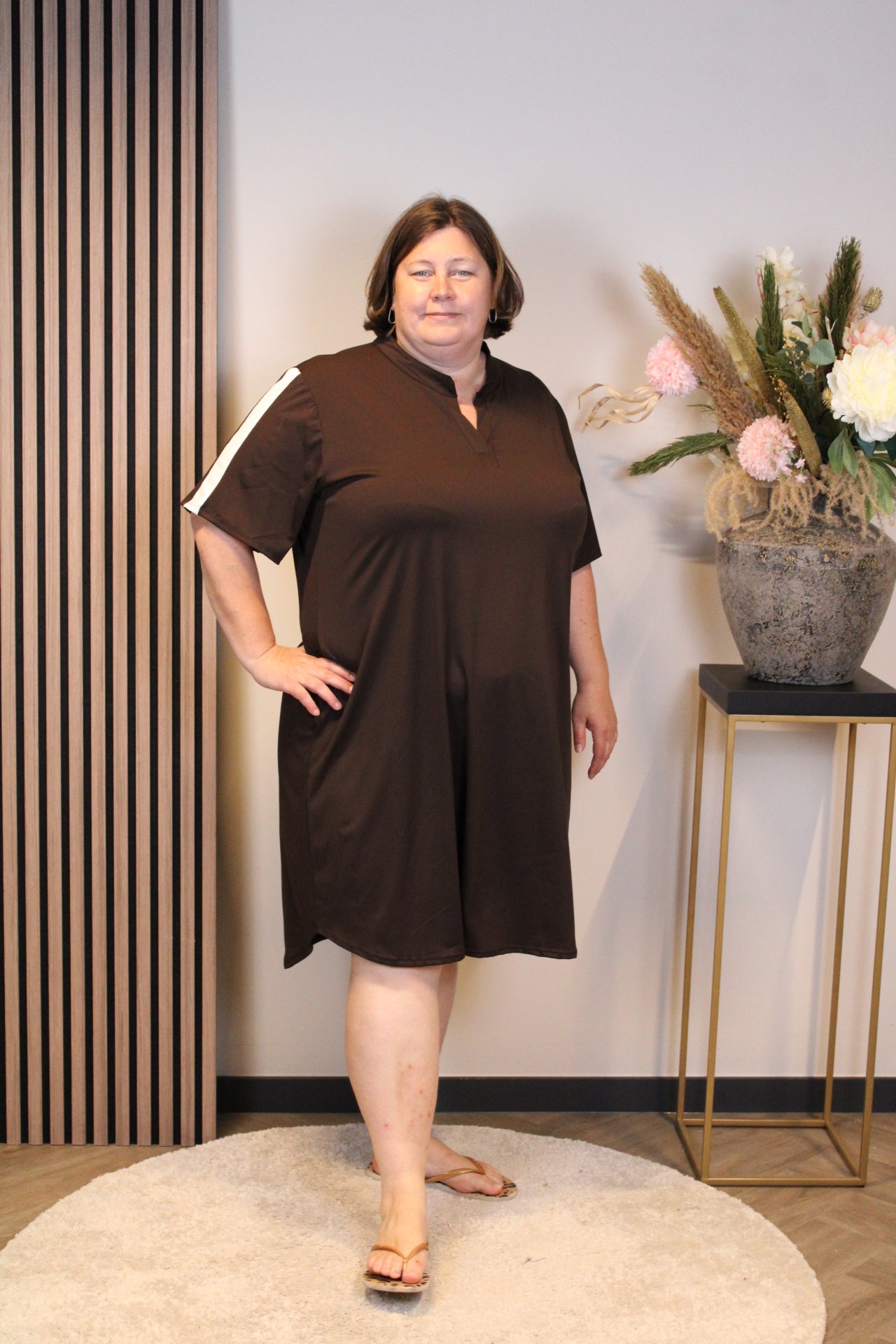 Yara | Kleid braun 52 bis 56