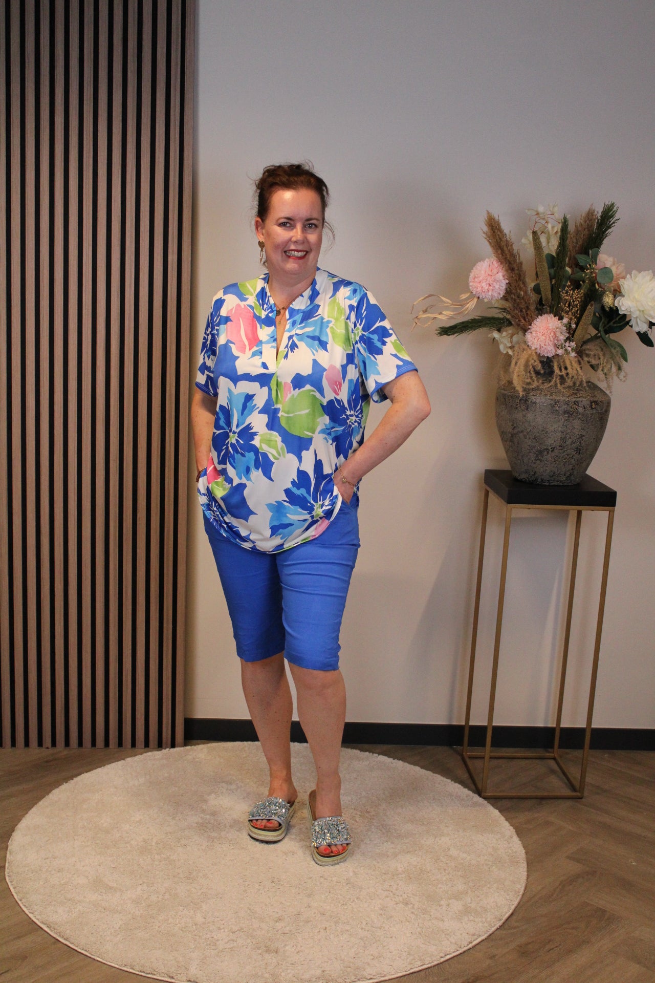 Indy | Kurze Hose Kobalt 38 bis 48