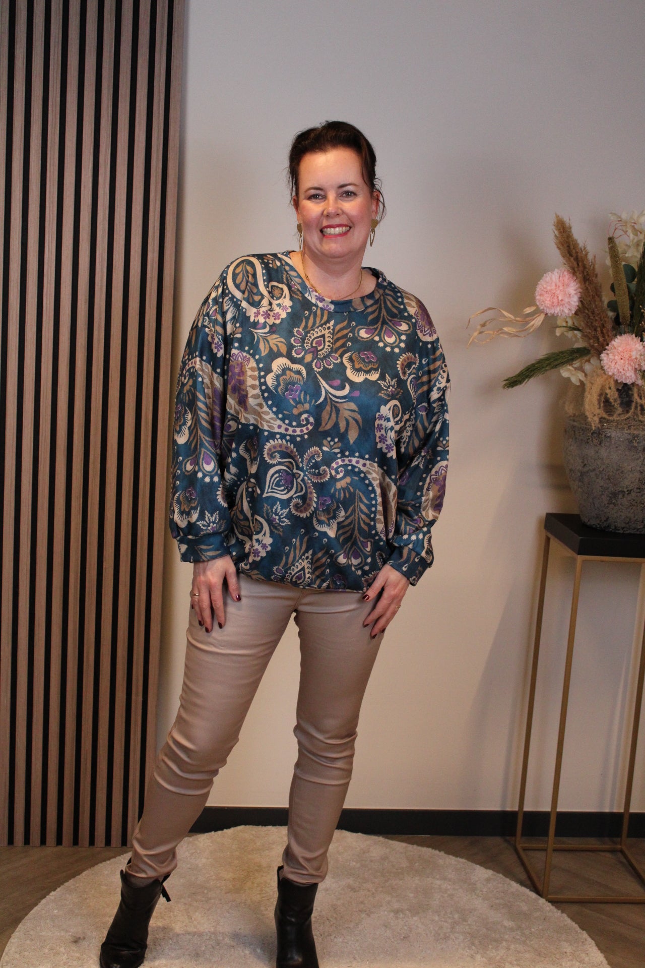 Mara | Bluse weiß Langarm 38 bis 48