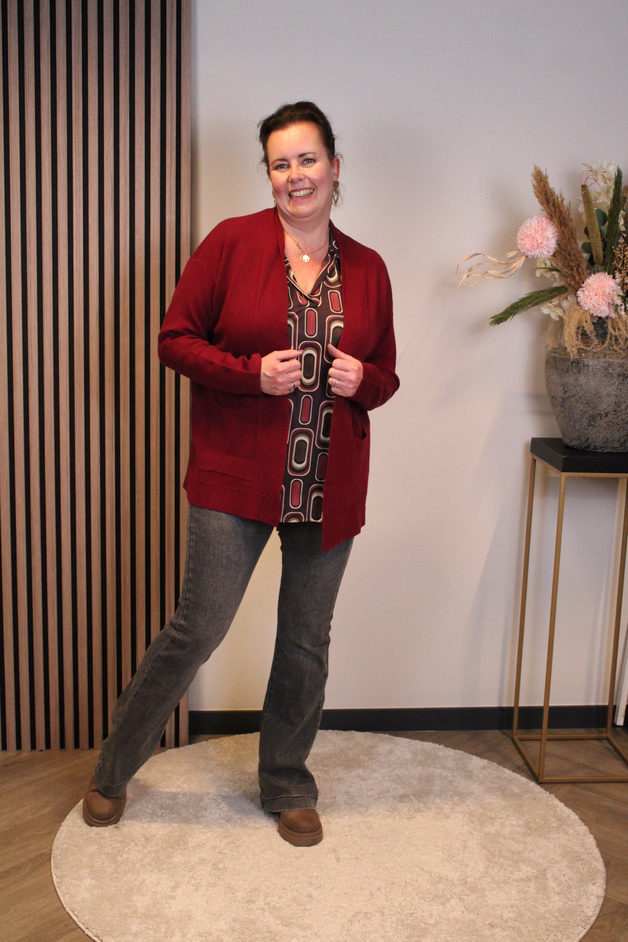 Mara | Bluse weiß Langarm 38 bis 48