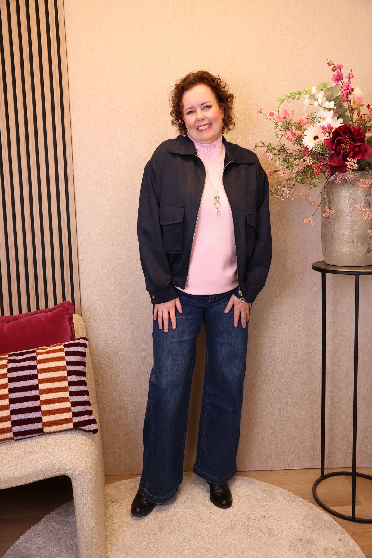 Maxime | Grüne Jeansjacke