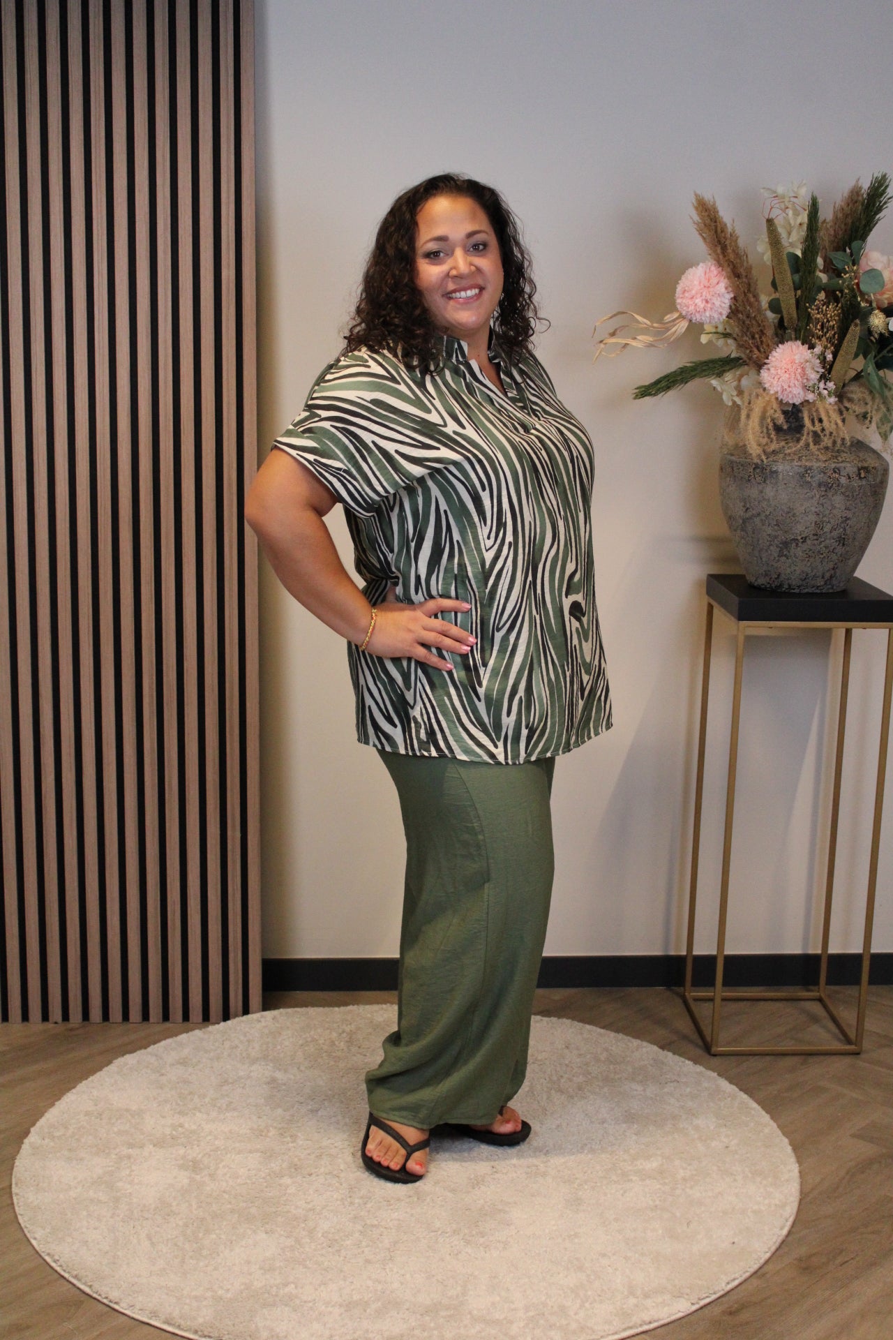 Dora | Bluse schwarz Langarm 52 bis 58