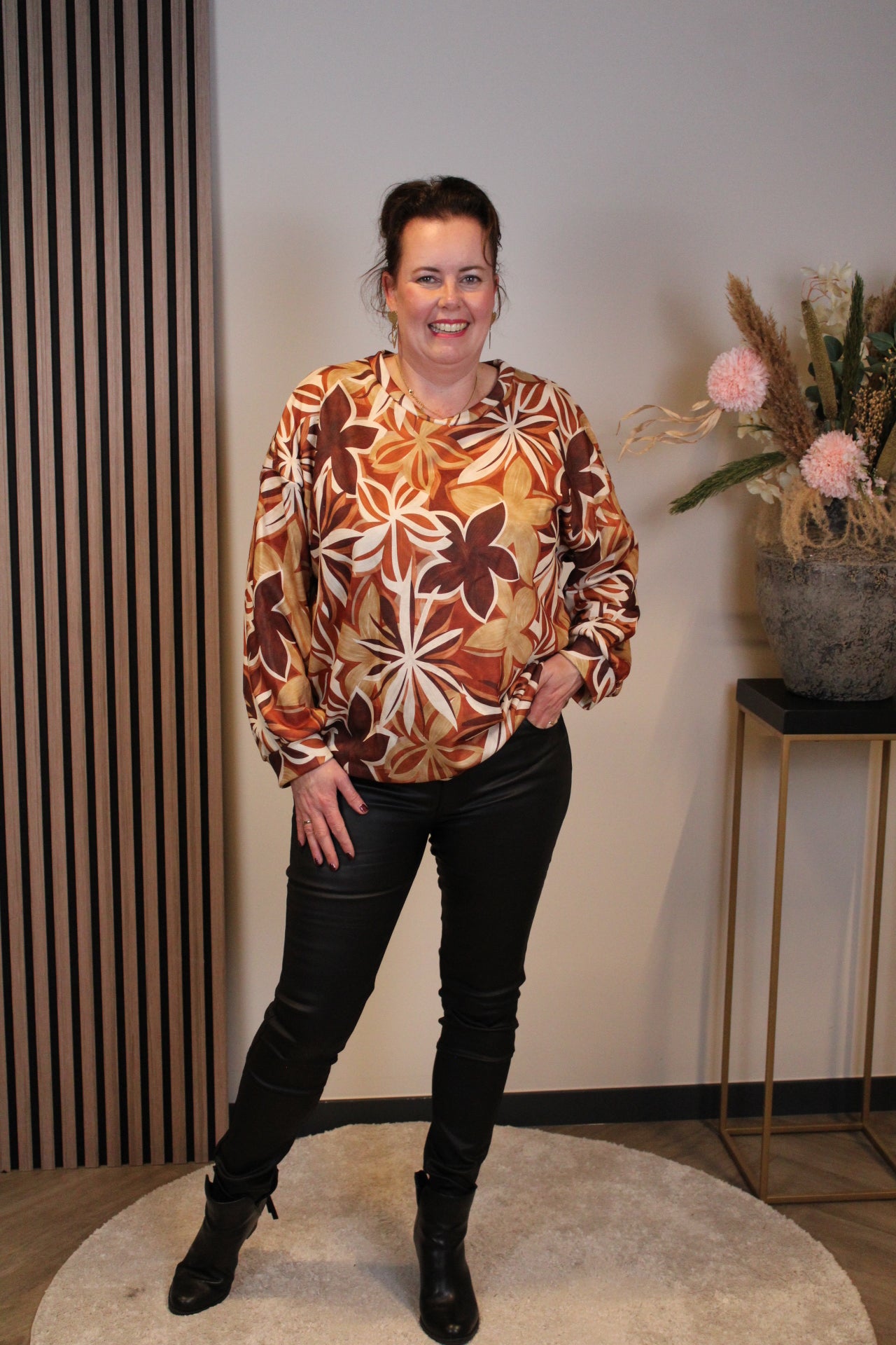 Mara | Bluse weiß Langarm 38 bis 48