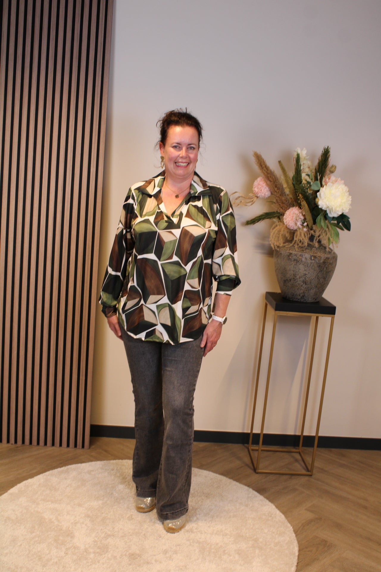Lana | Bluse mit Kragen 38 bis 48