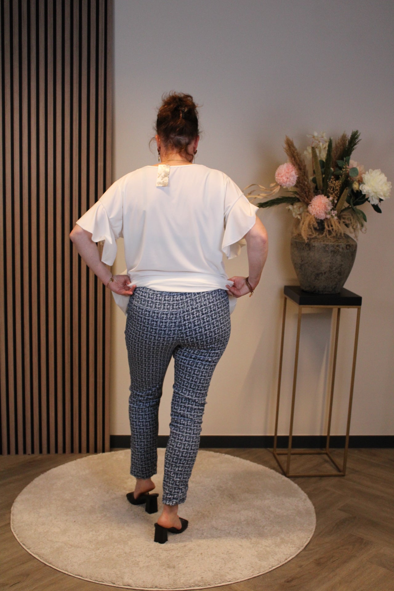 Elisa | Lange blaue Hose 38 bis 48