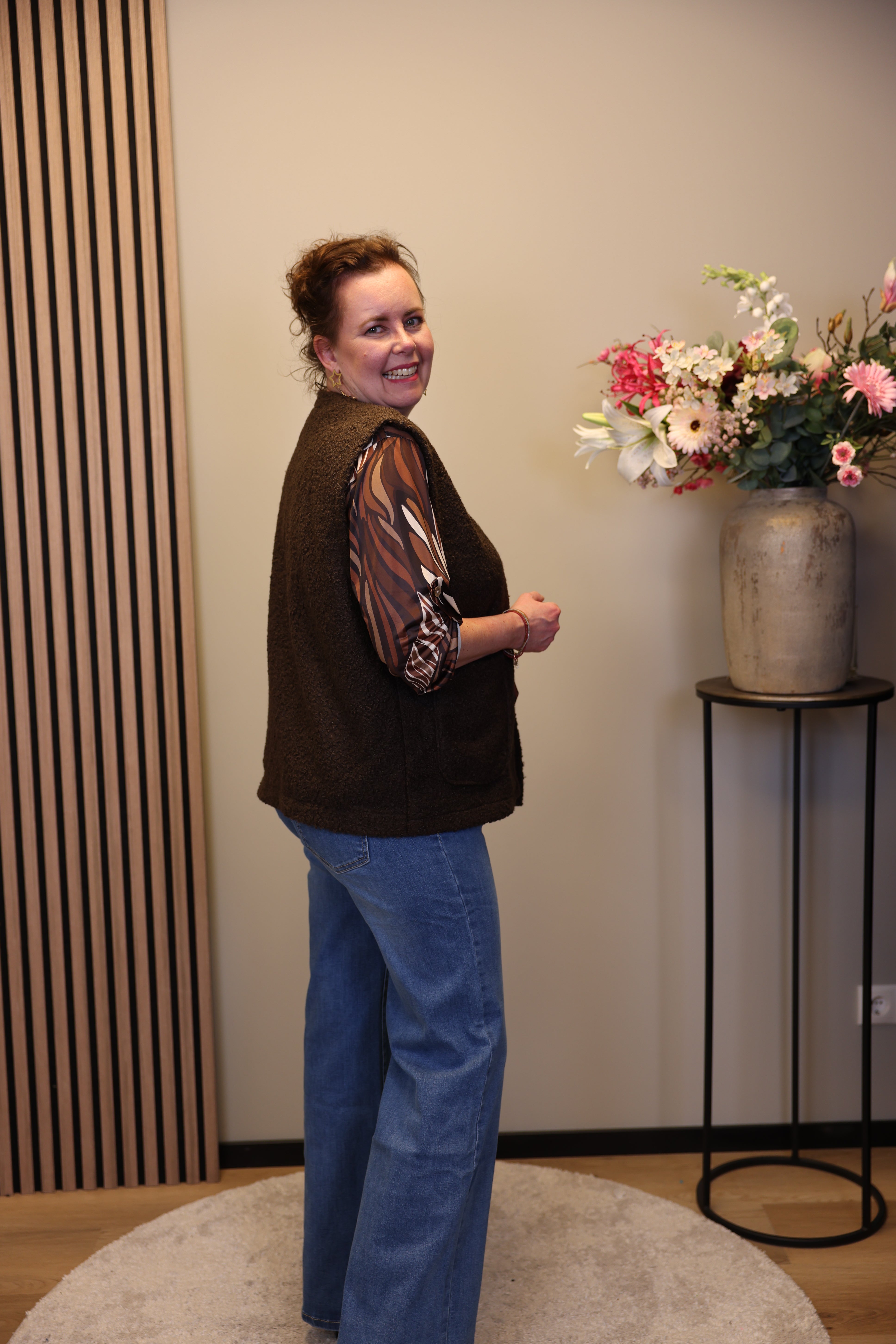 Mara | Bluse weiß Langarm 38 bis 48