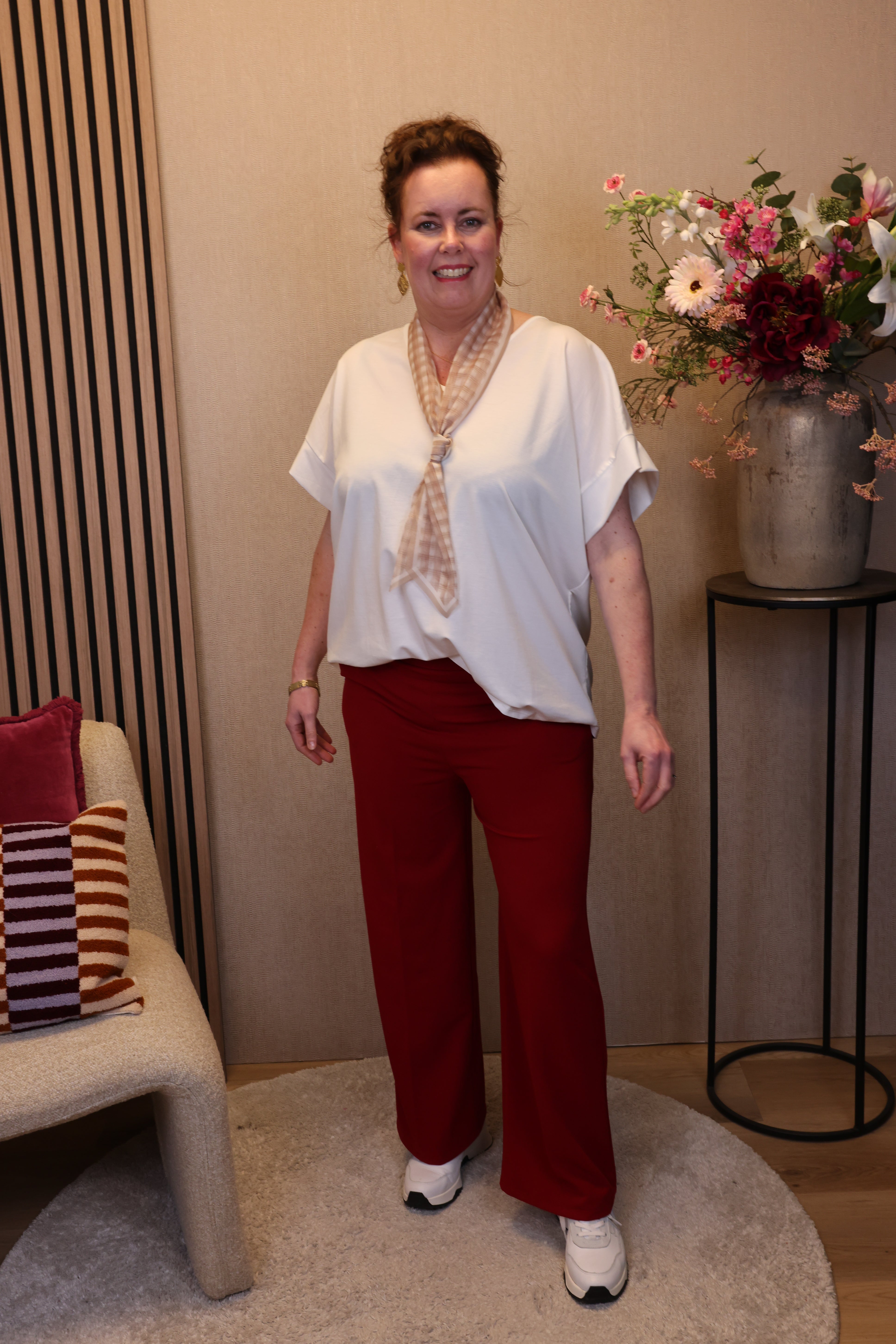 Dora | Bluse schwarz Langarm 52 bis 58