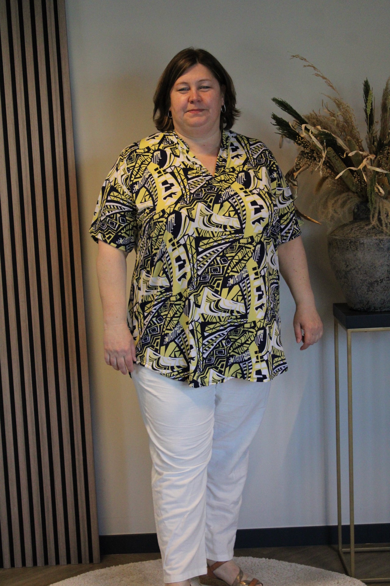 Ines | Top geel