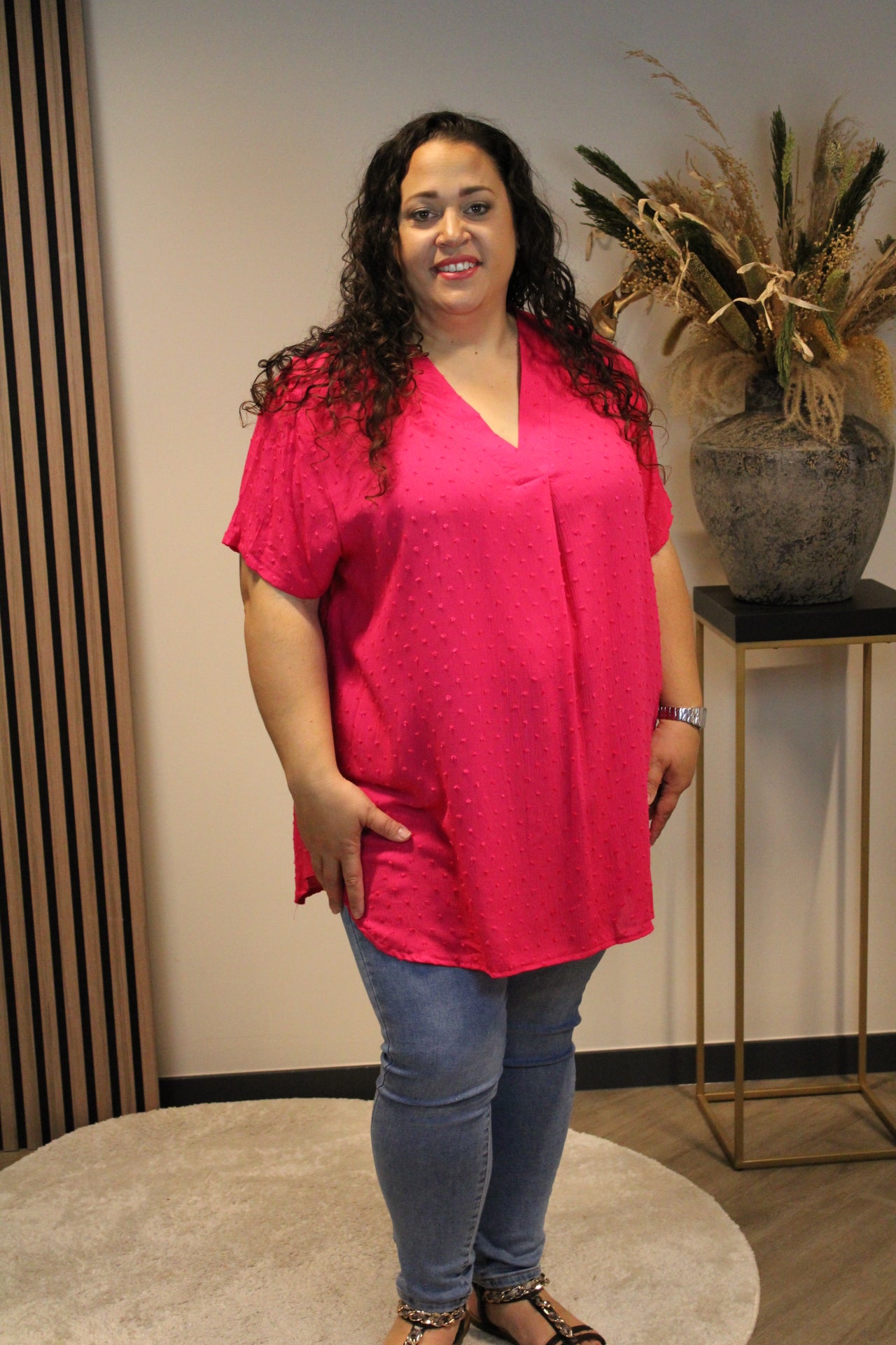 Rosalie | Bluse Pink 48 bis 52