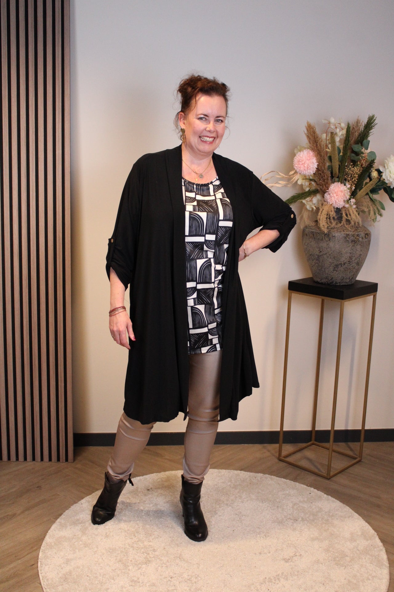 Sara | Bluse Langarm Grün 52 bis 58