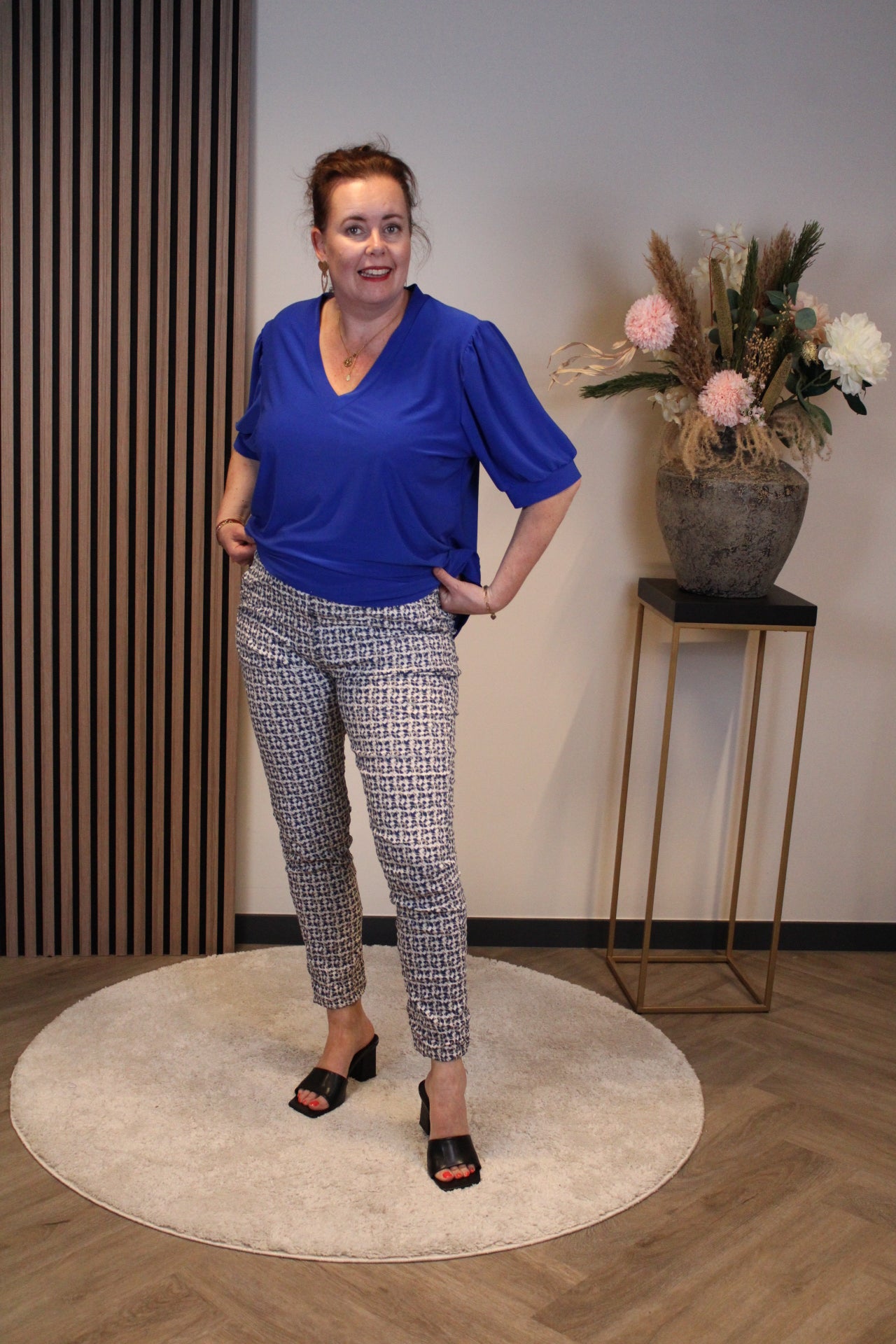 Lila | Lange Hosen 38 bis 48