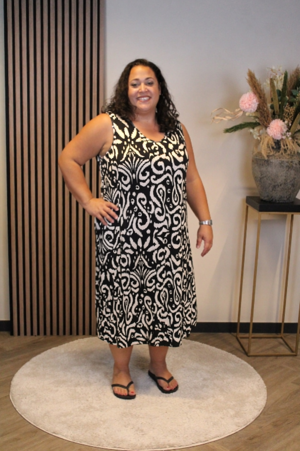 Dora | Bluse schwarz Langarm 52 bis 58