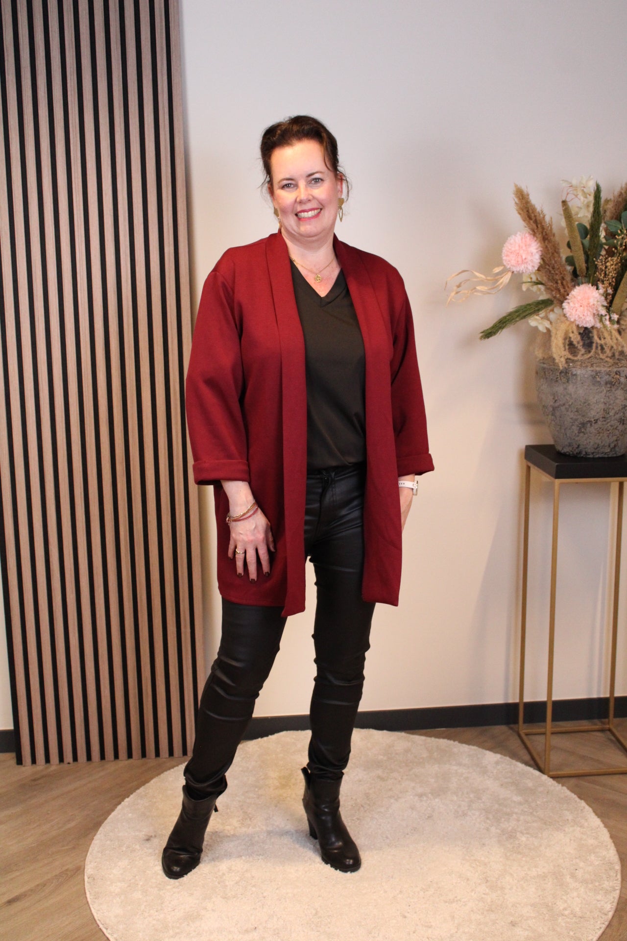 Mara | Bluse weiß Langarm 38 bis 48