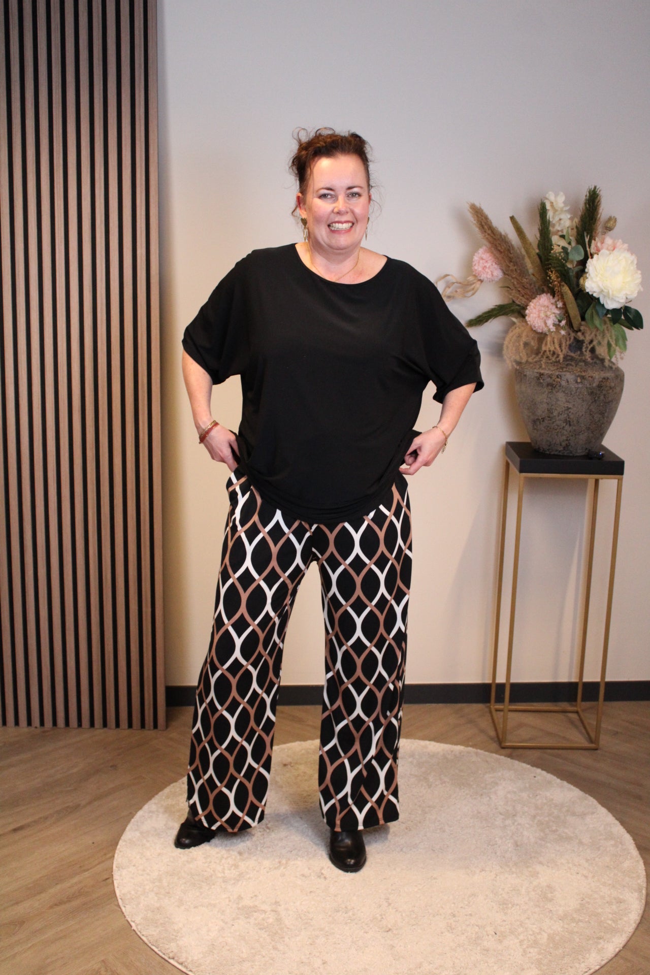 Ellen | Rote Hose mit Taschen 38 bis 46