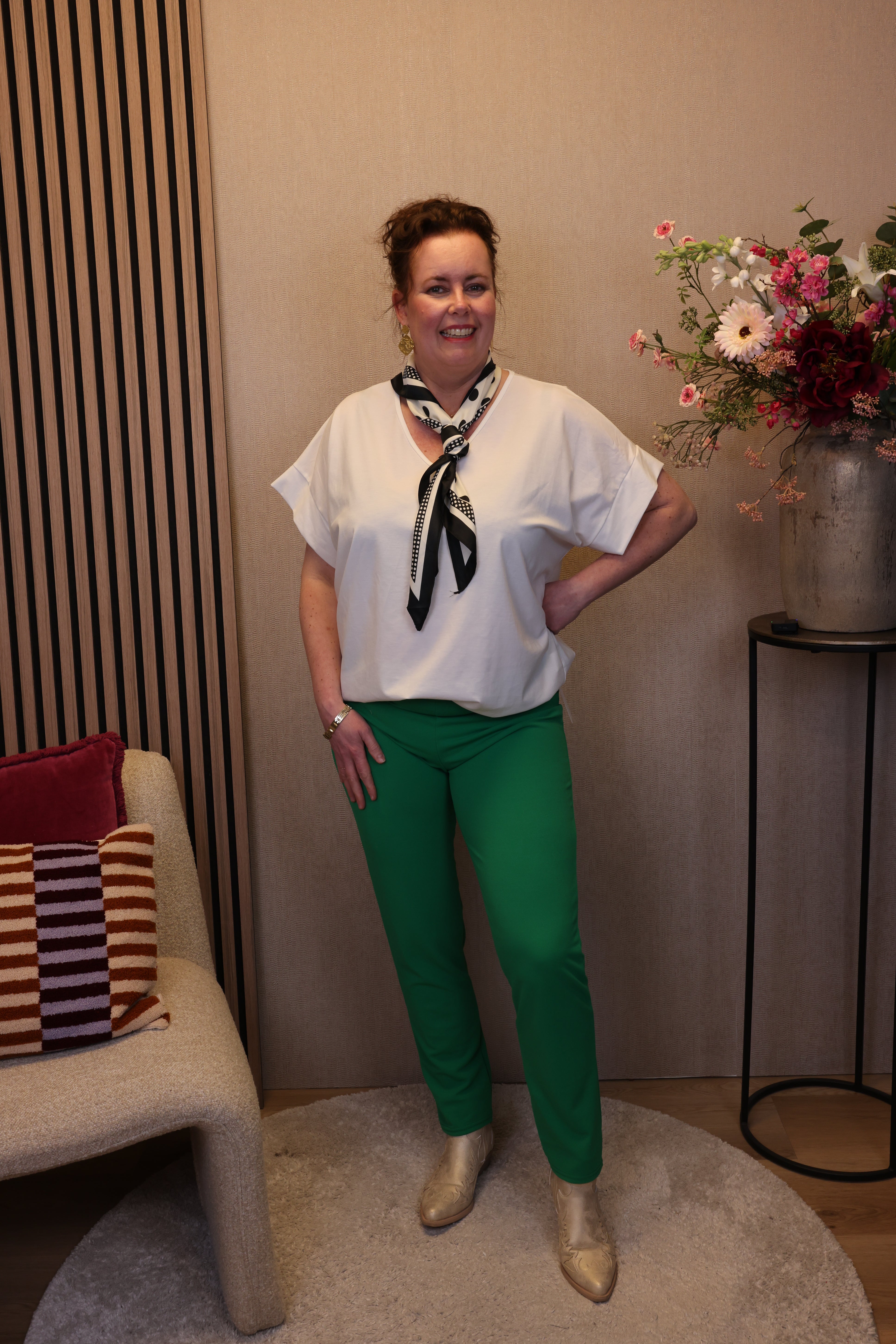 Dora | Bluse schwarz Langarm 52 bis 58