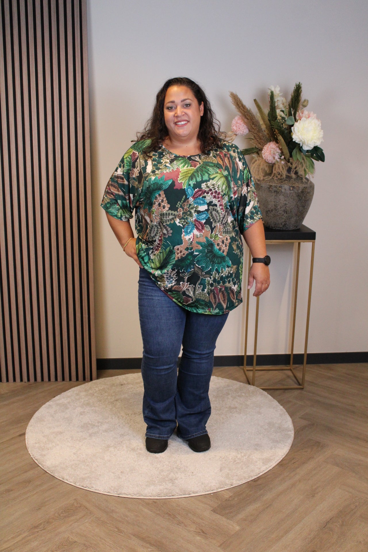 Rose | Top grün 48 bis 52