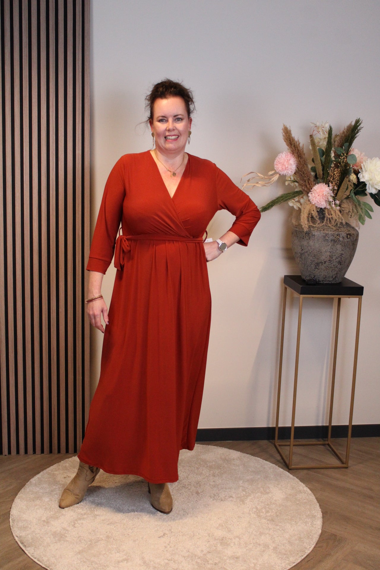 Fresia | Schwarzes Langarmkleid 46 bis 50