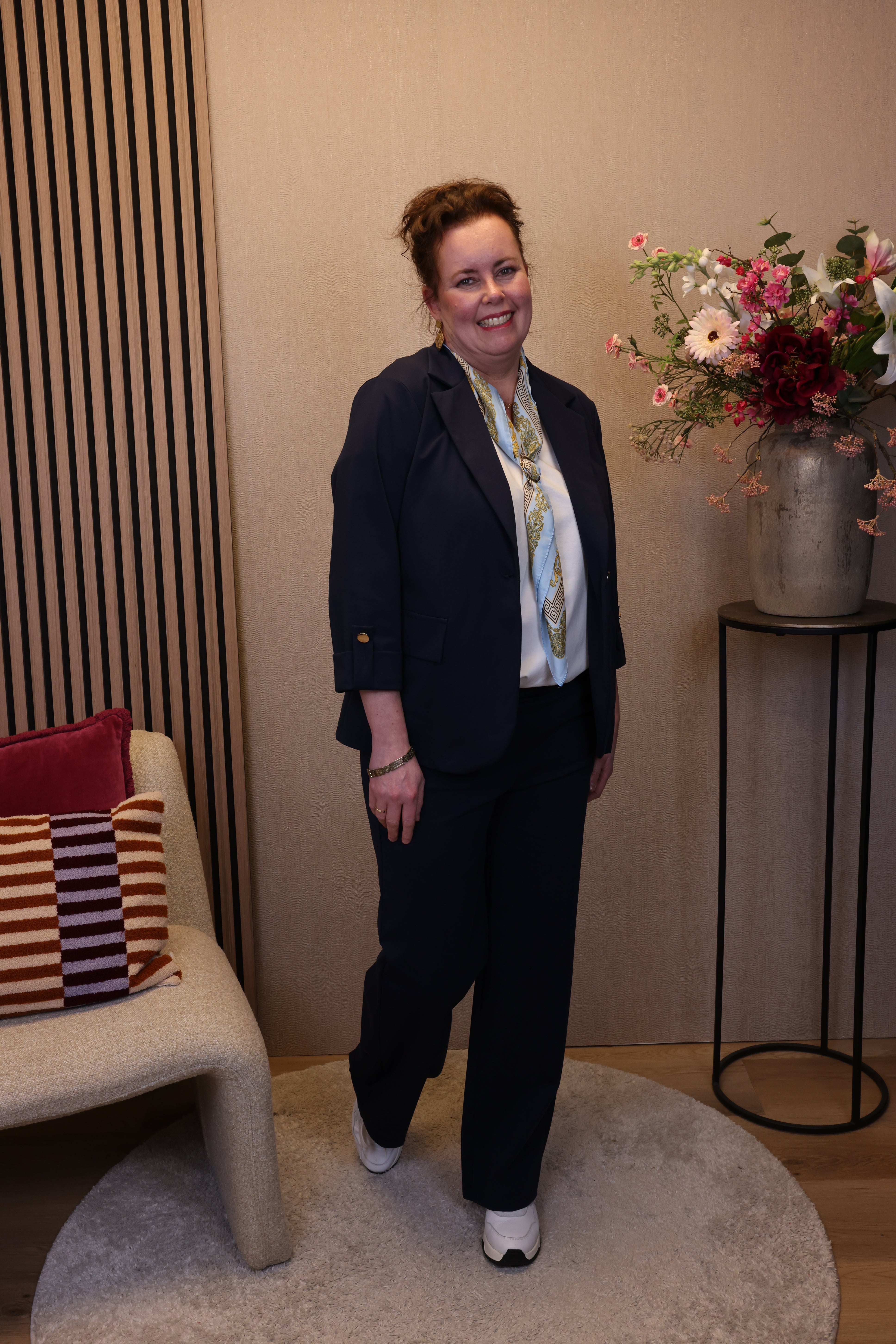 Dora | Bluse schwarz Langarm 52 bis 58