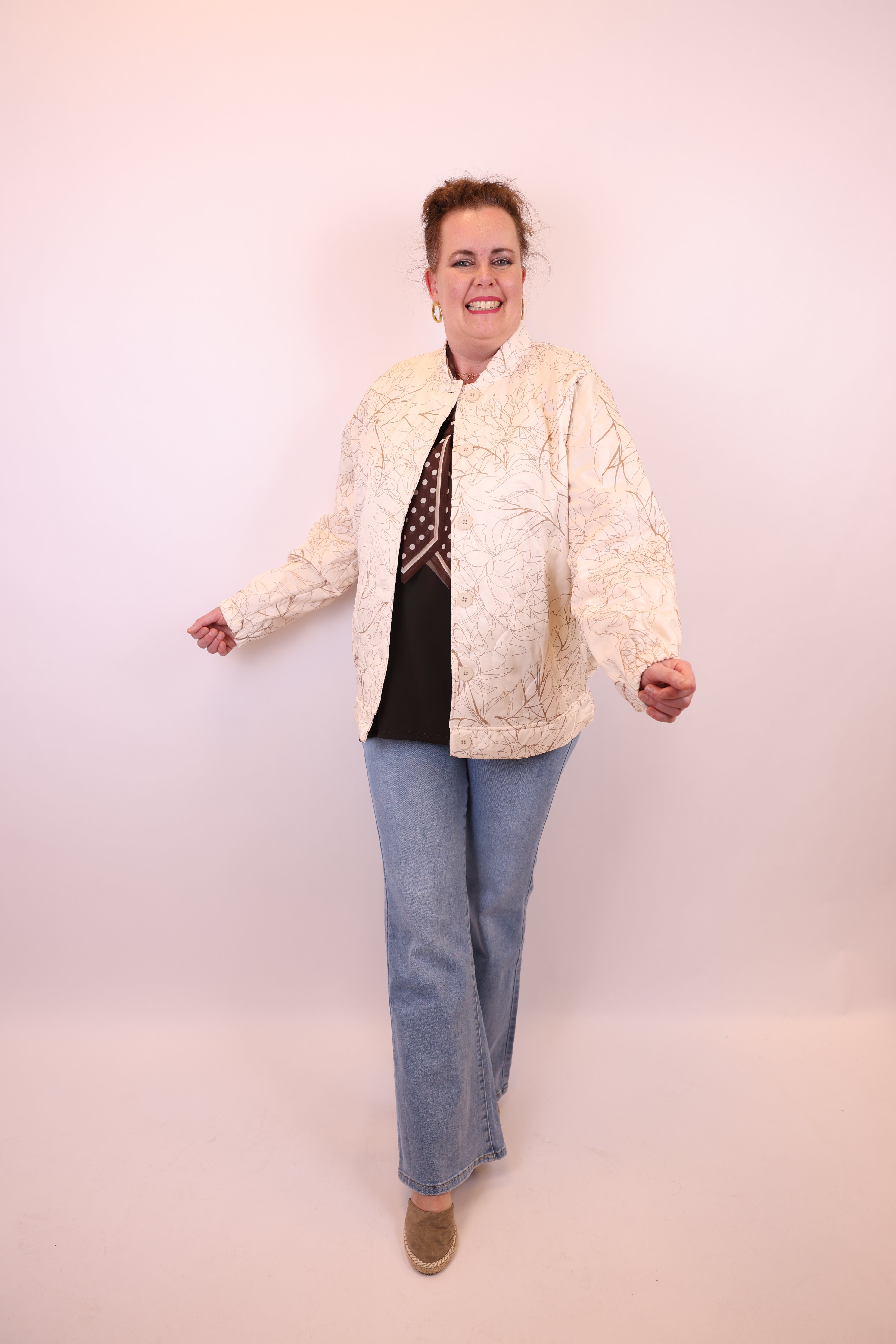 Maxime | Grüne Jeansjacke