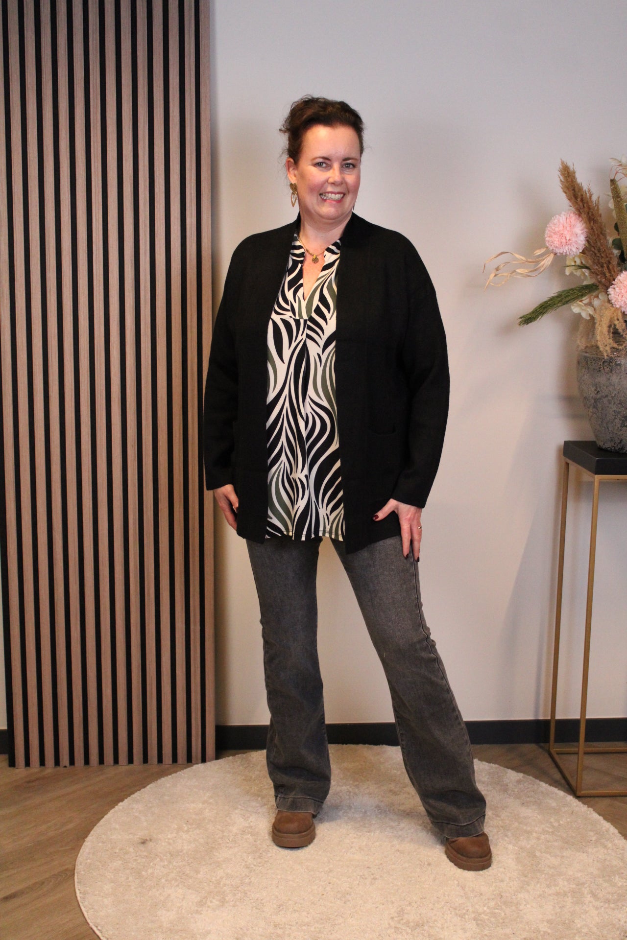 Mara | Bluse weiß Langarm 38 bis 48