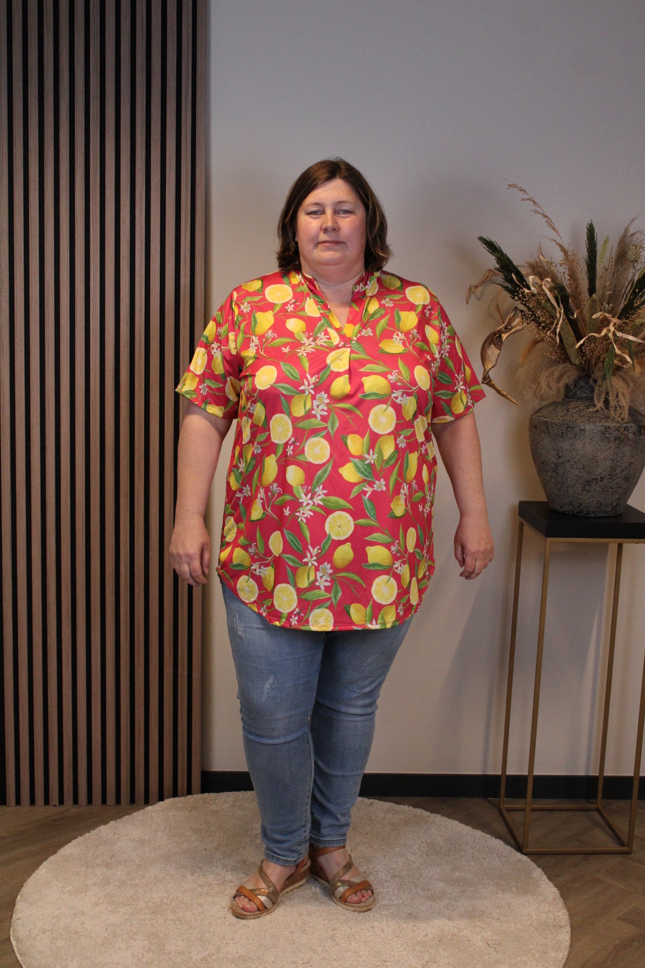 Dora | Bluse schwarz Langarm 52 bis 58