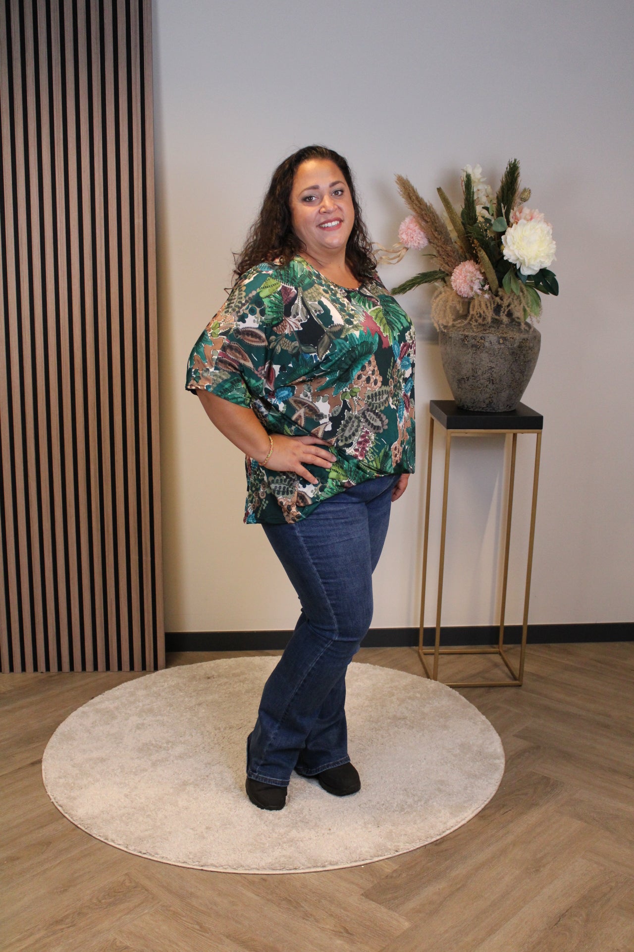 Rose | Top grün 48 bis 52