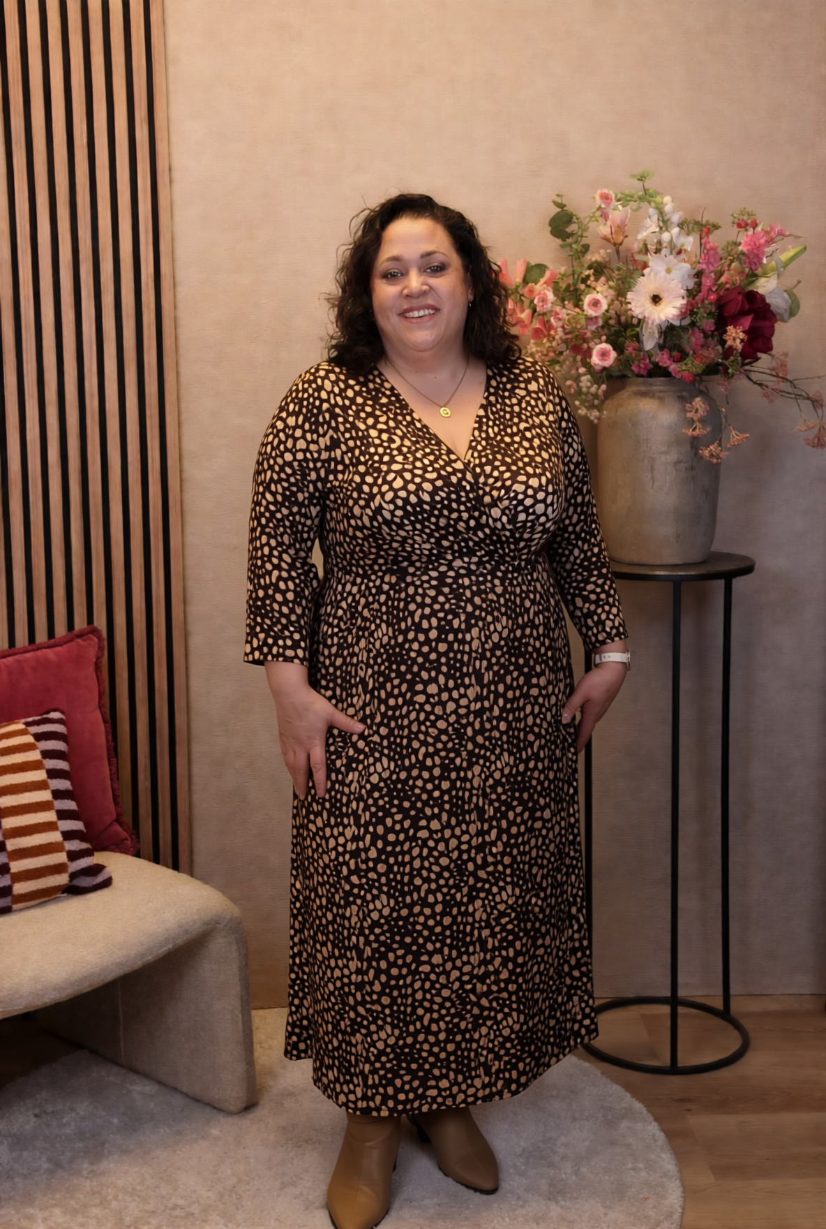 Dora | Bluse schwarz Langarm 52 bis 58