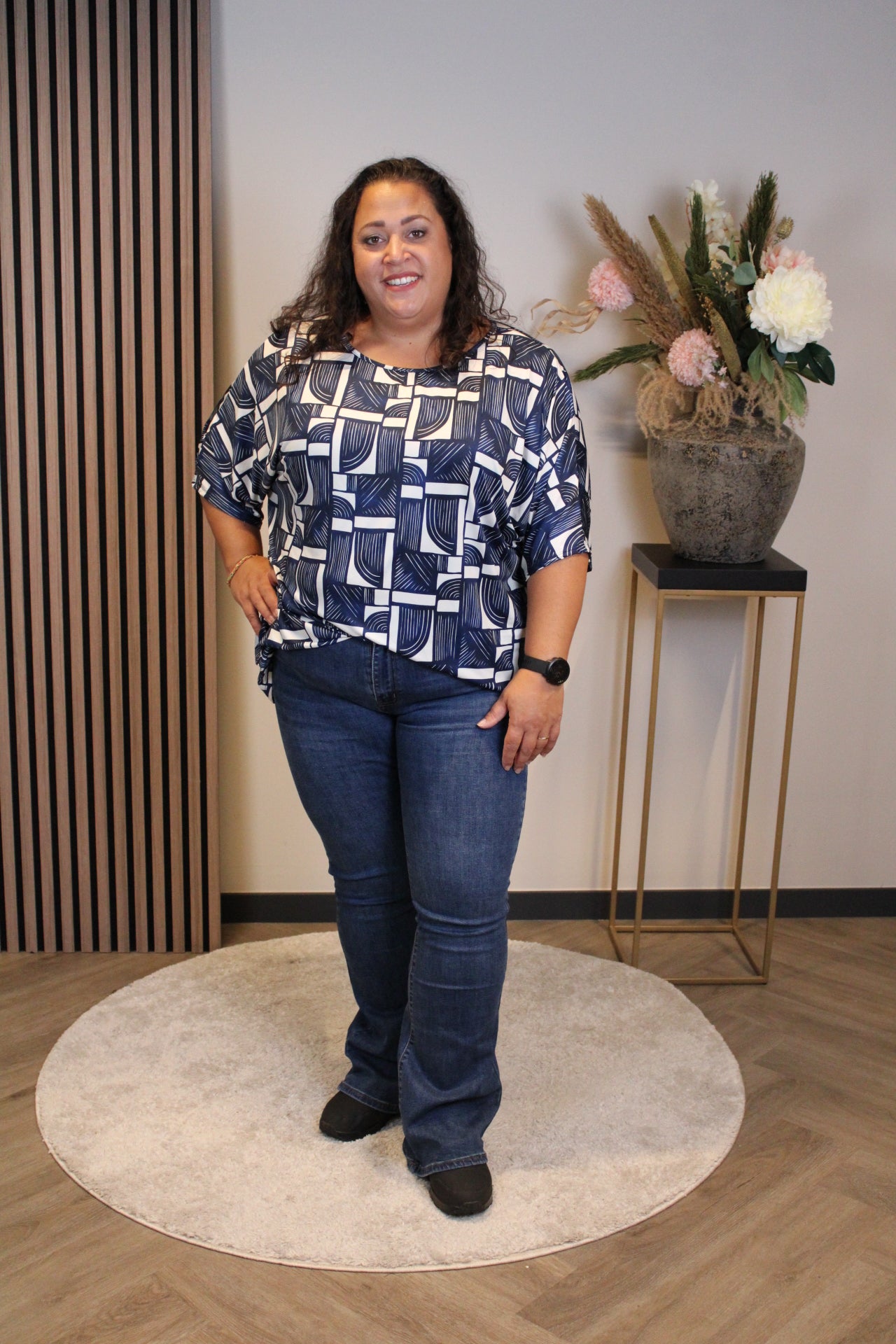 Charlotte | Top blau 48 bis 52