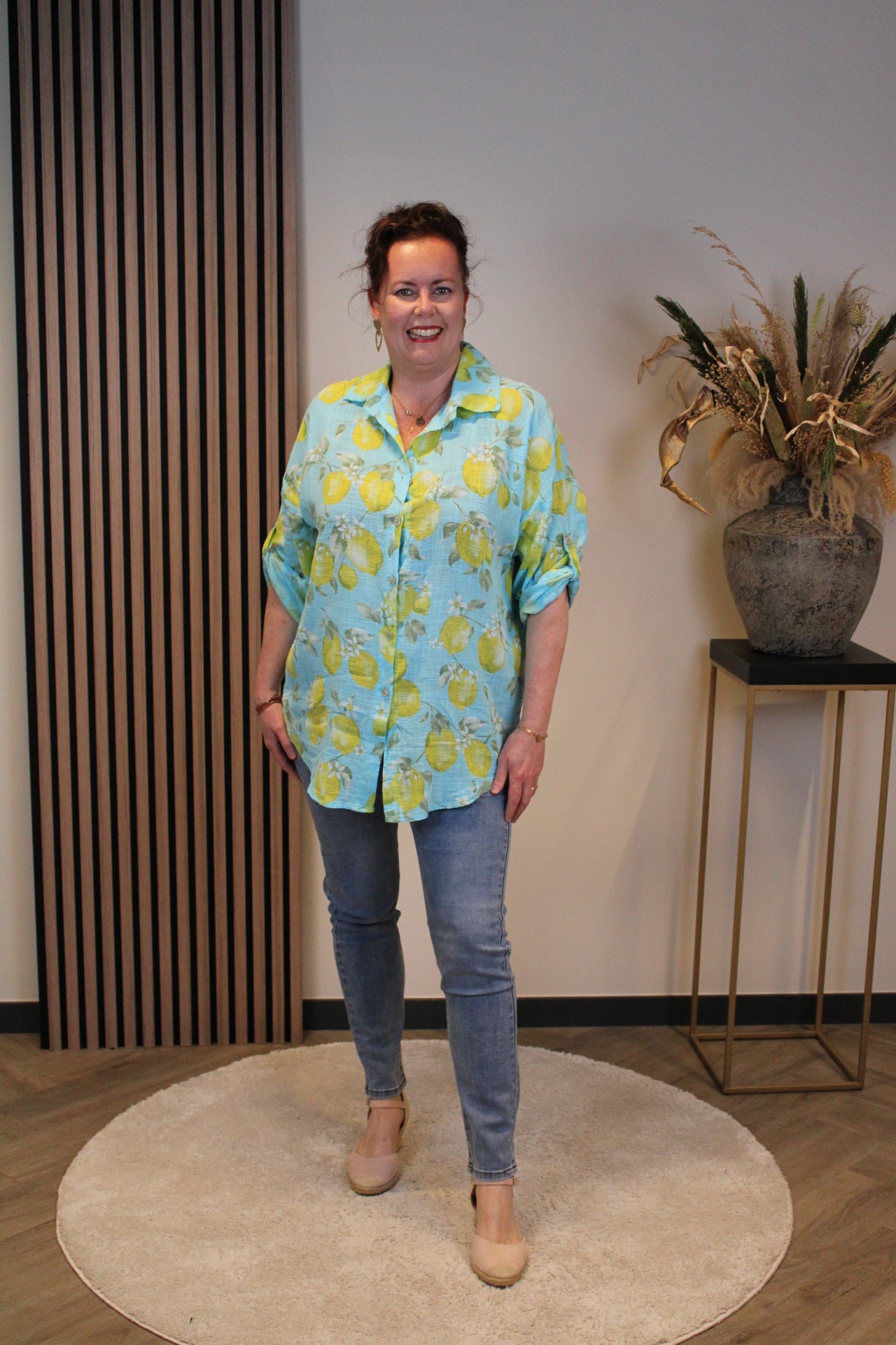 Zitrone | Bluse mint 38 bis 42