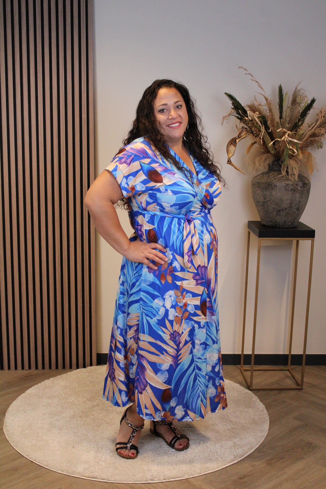 Annebel | Kleid blau 46 bis 50