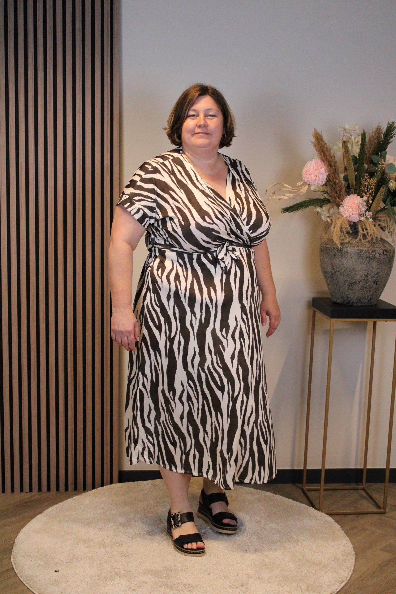 Dora | Bluse schwarz Langarm 52 bis 58