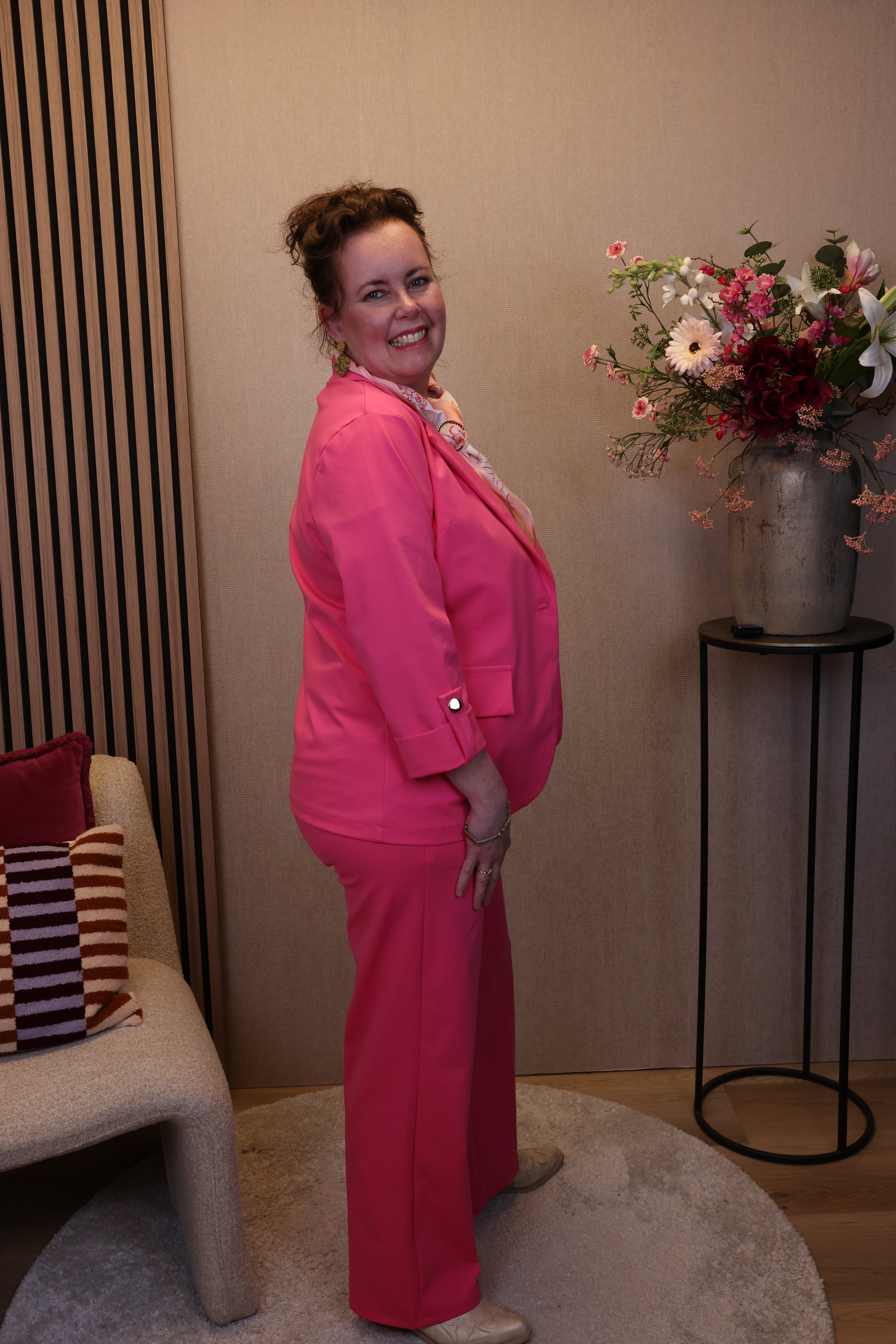 Dora | Bluse schwarz Langarm 52 bis 58