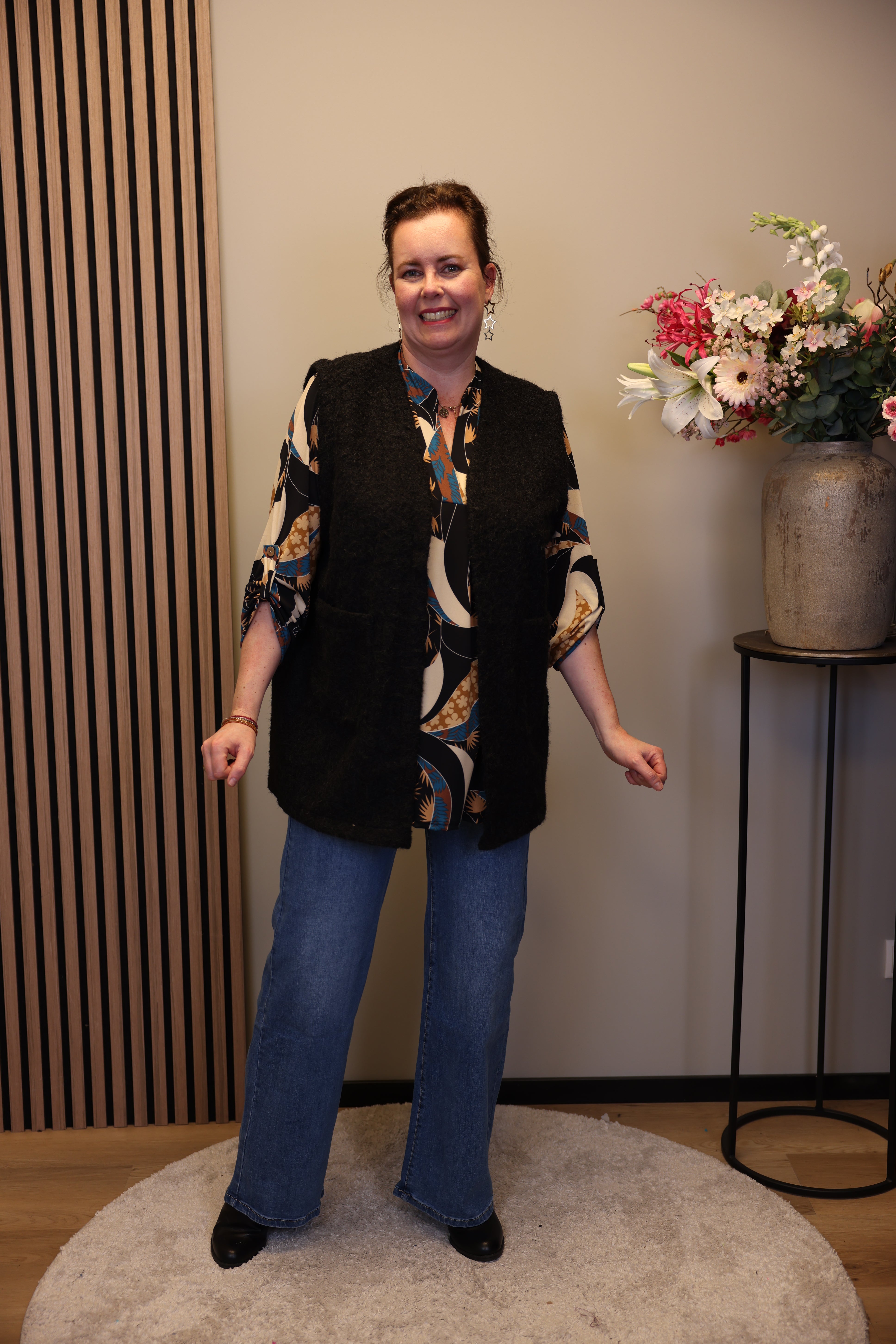 Mara | Bluse weiß Langarm 38 bis 48