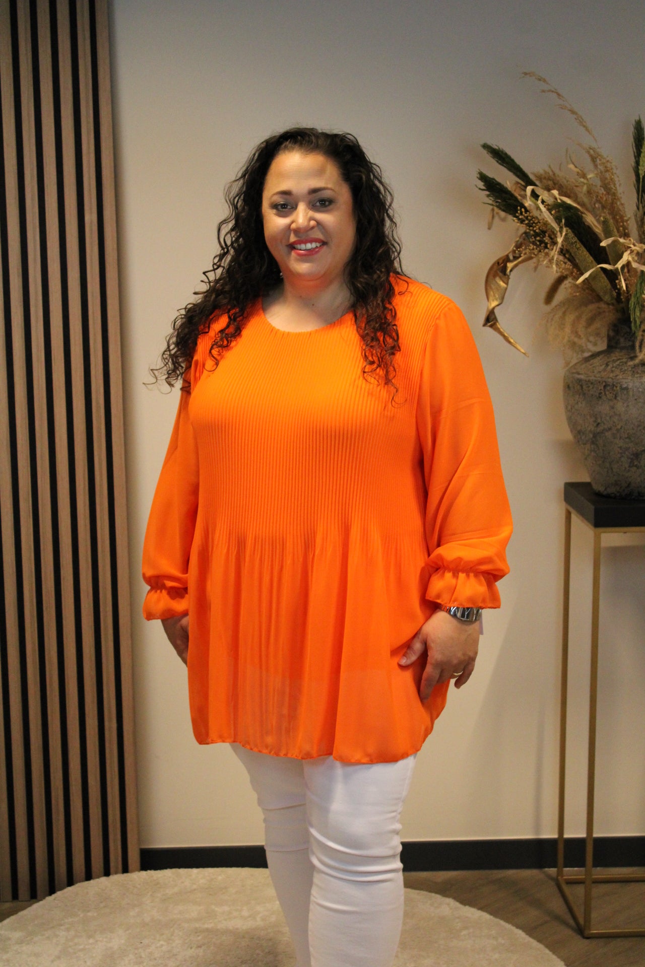 Mabel | Bluse Orange 44 bis 52