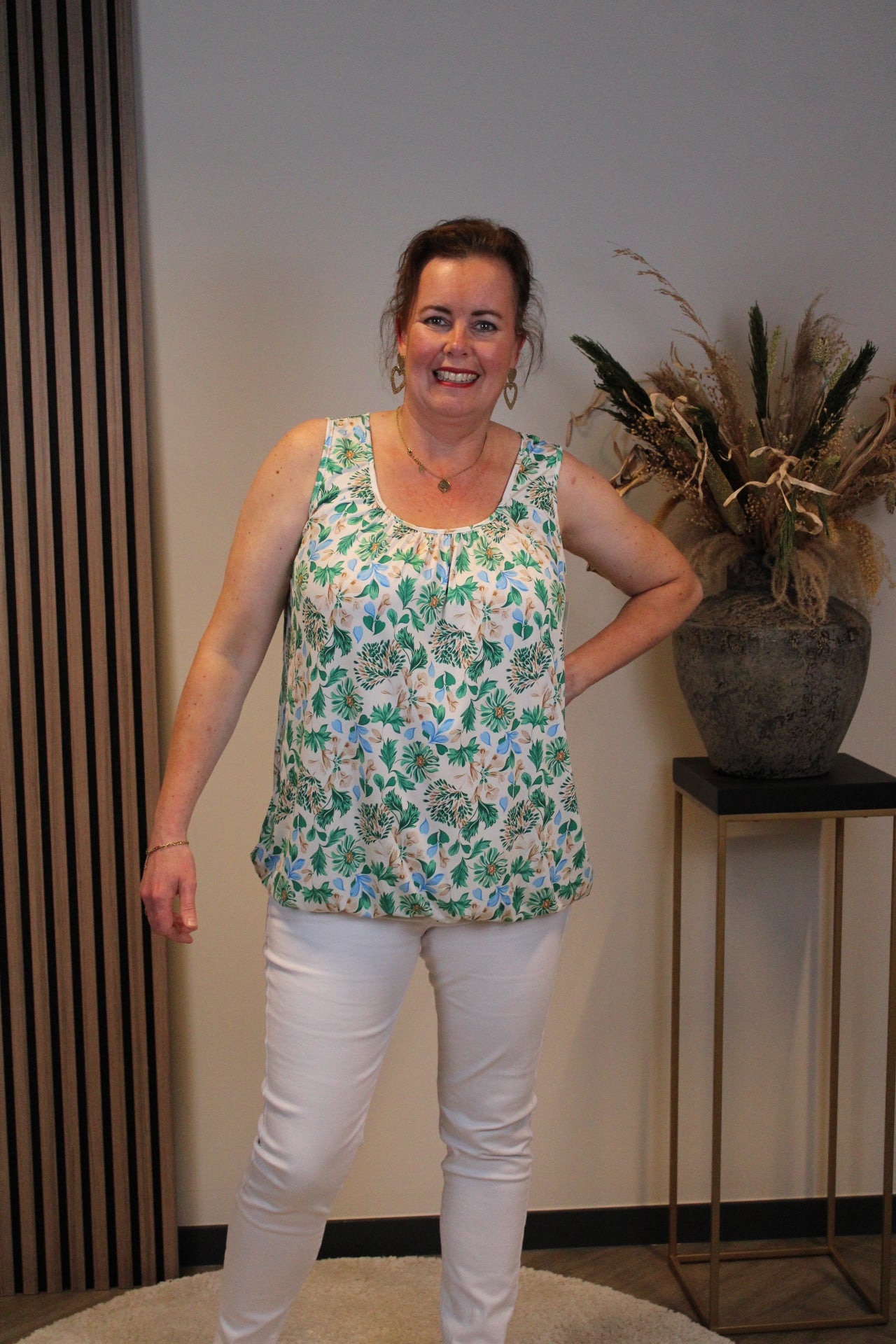 Grietje | Top grün 38 bis 48