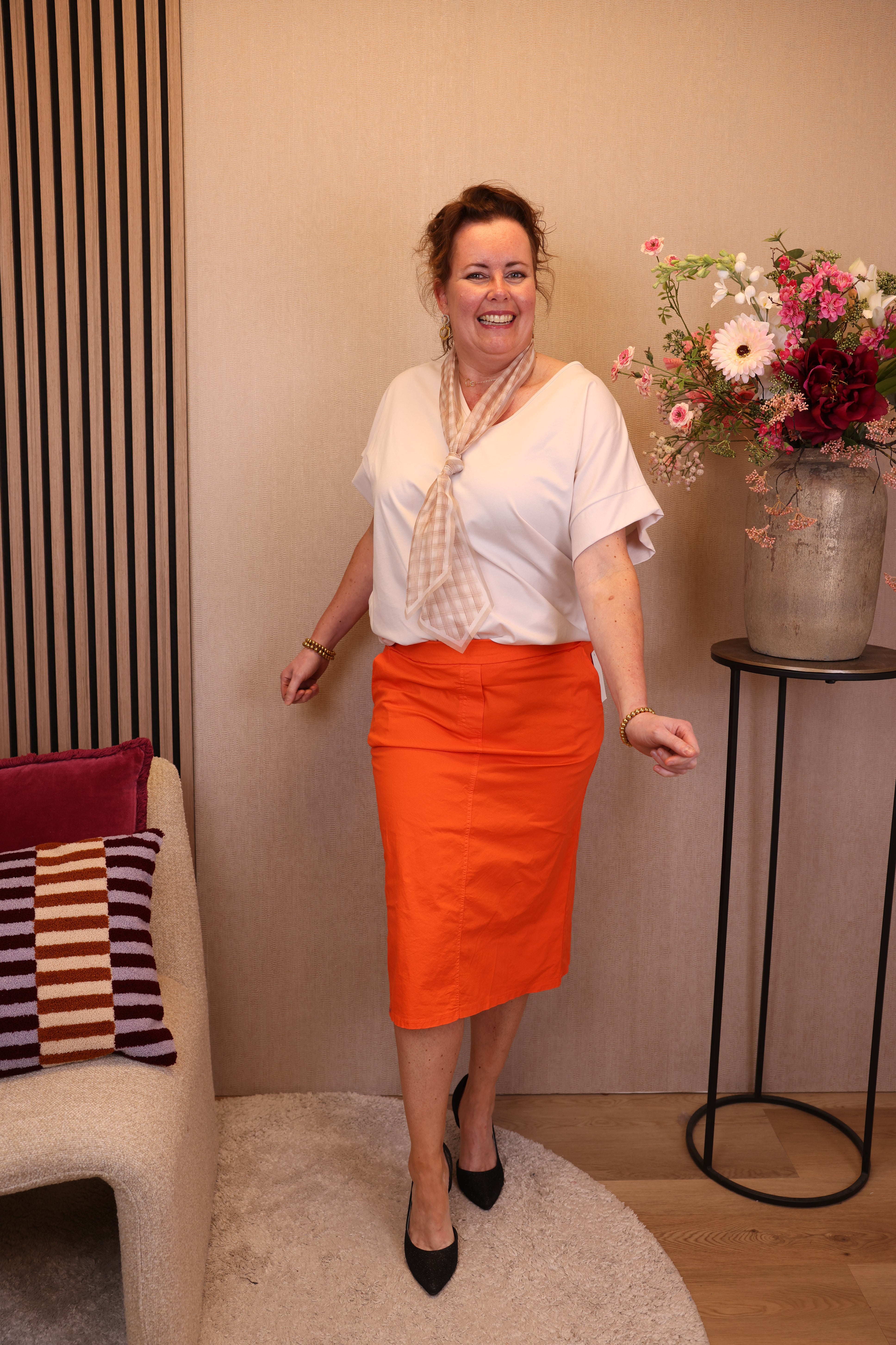 Dora | Bluse schwarz Langarm 52 bis 58