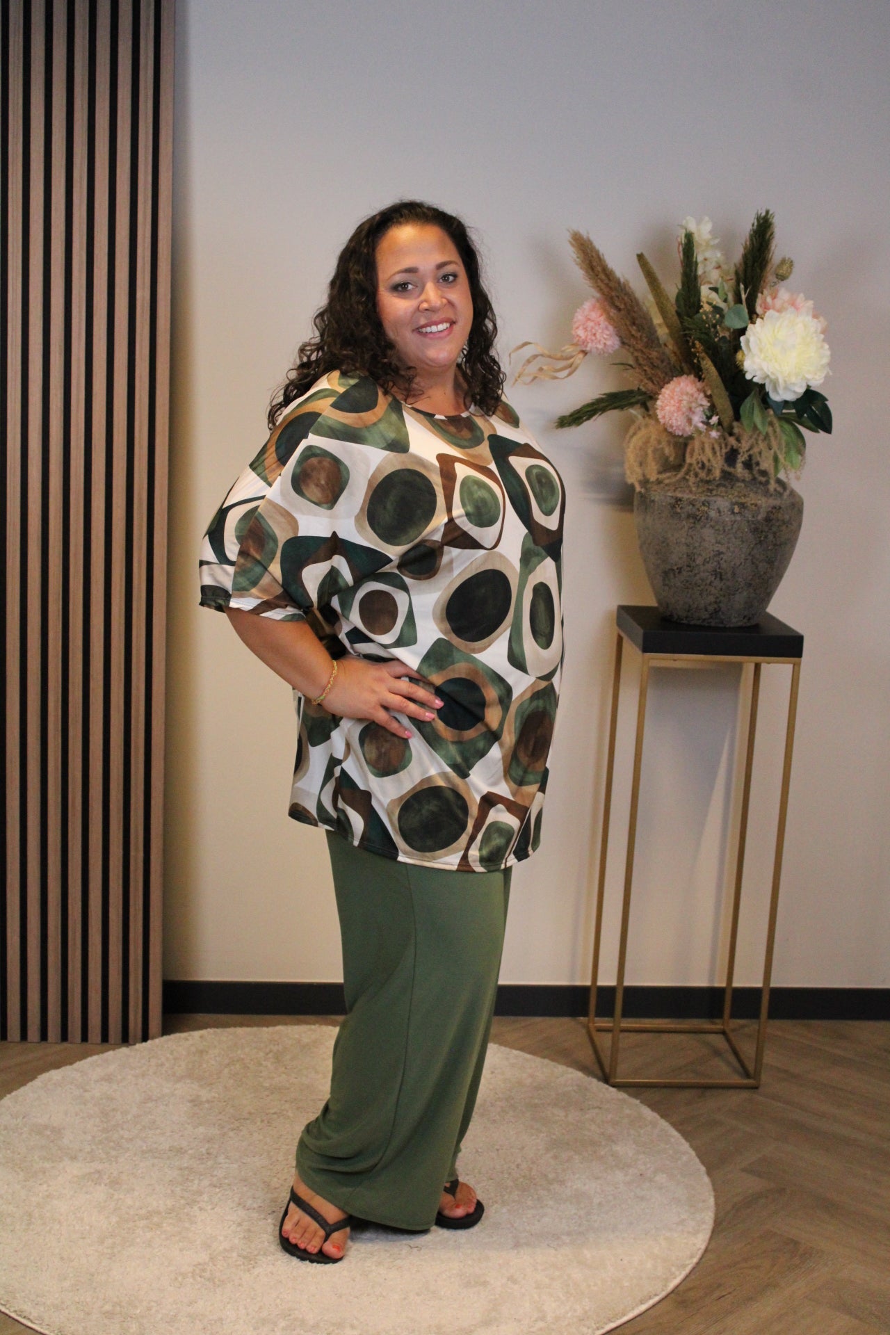 Rose | Top grün 48 bis 52