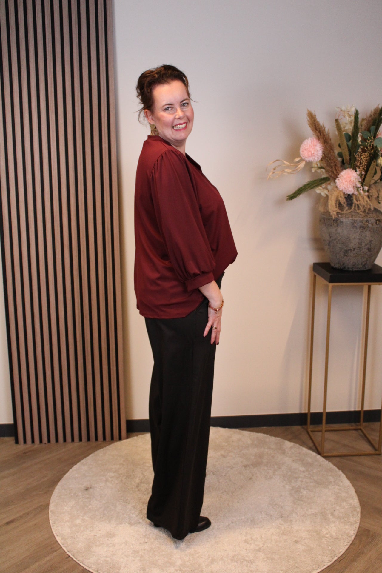 Indy | Hose bordeauxrot 40 bis 44