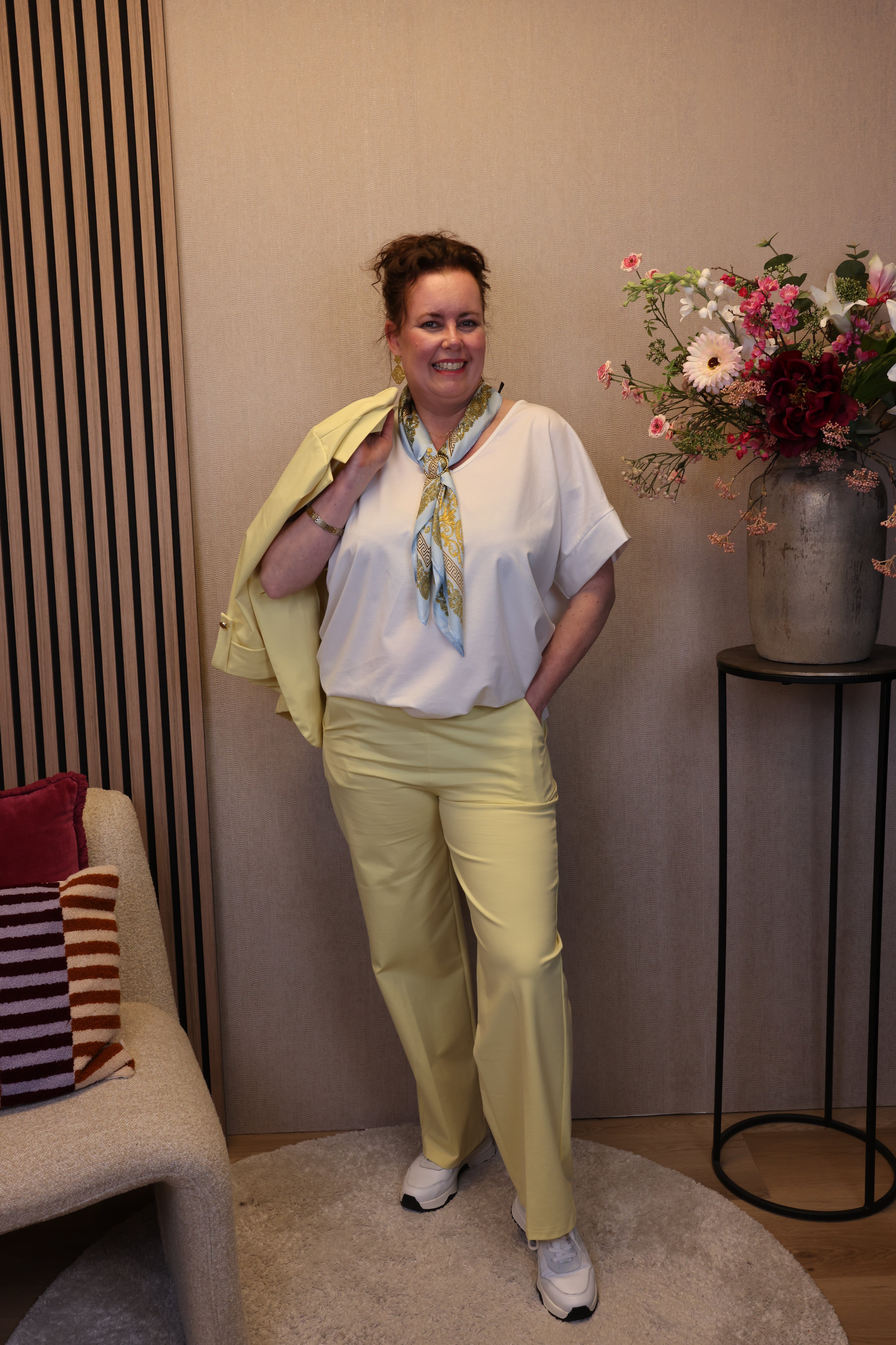 Dora | Bluse schwarz Langarm 52 bis 58