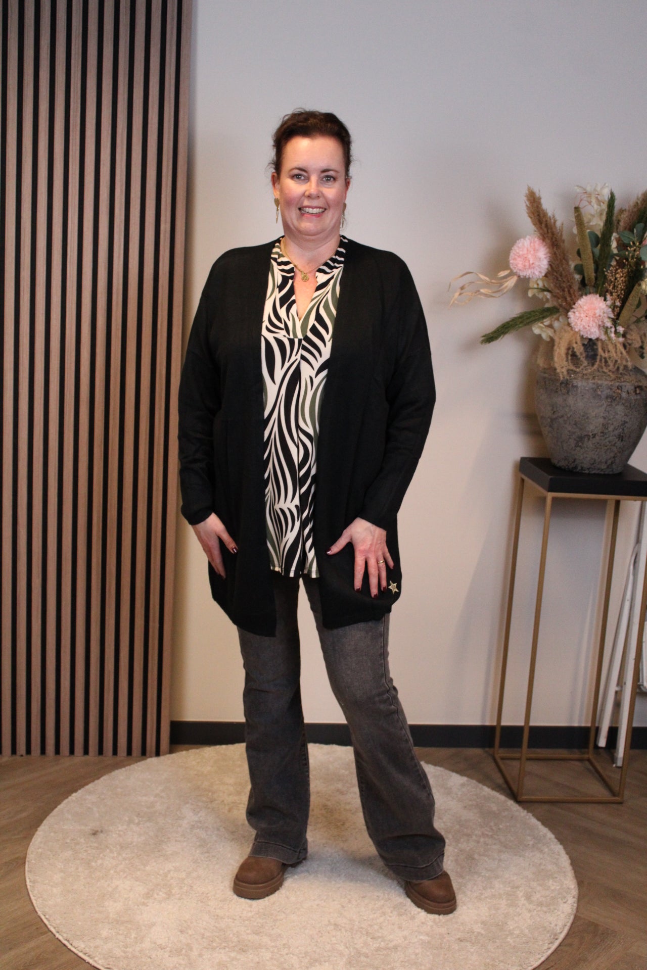 Mara | Bluse weiß Langarm 38 bis 48