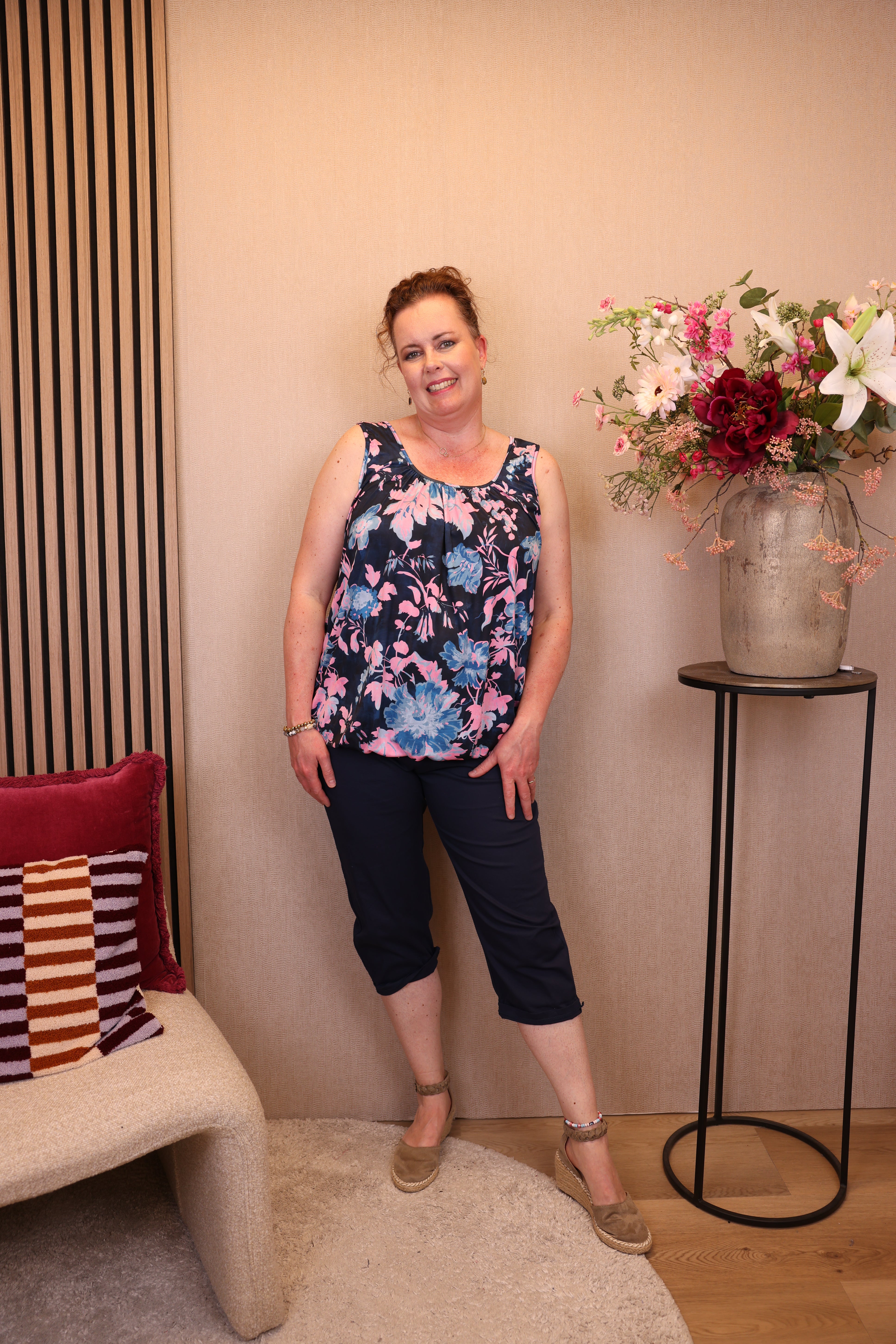 Dora | Bluse schwarz Langarm 52 bis 58