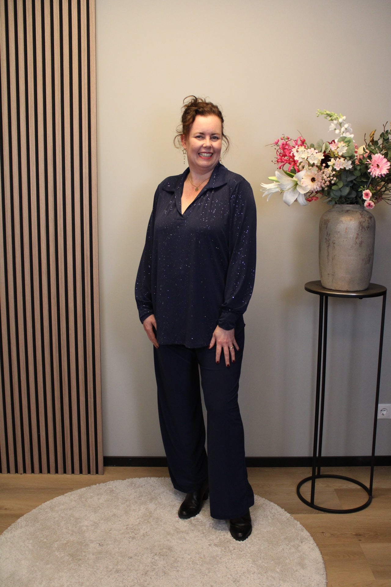 Sara | Bluse Langarm Grün 52 bis 58