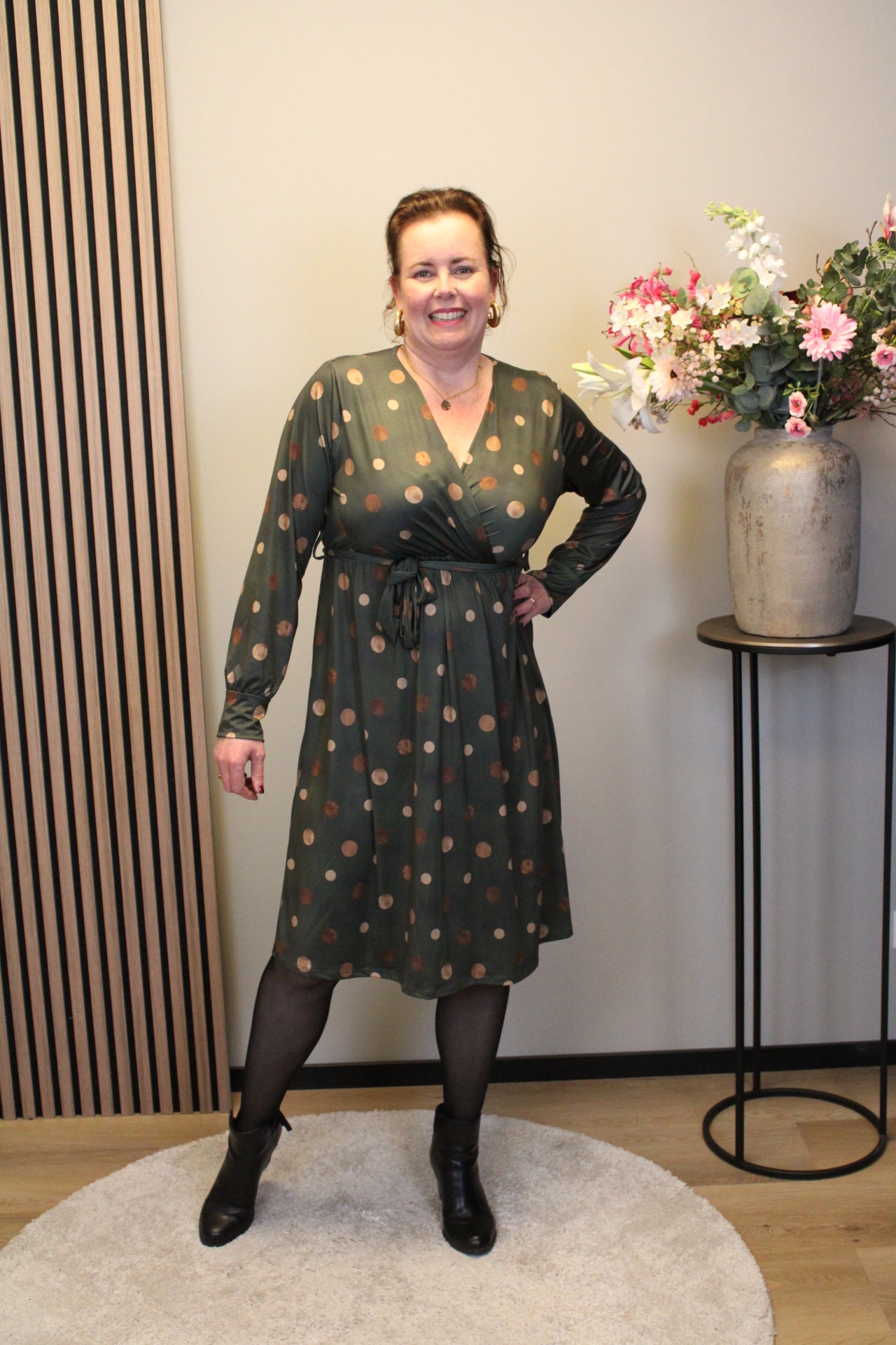 Dora | Bluse schwarz Langarm 52 bis 58